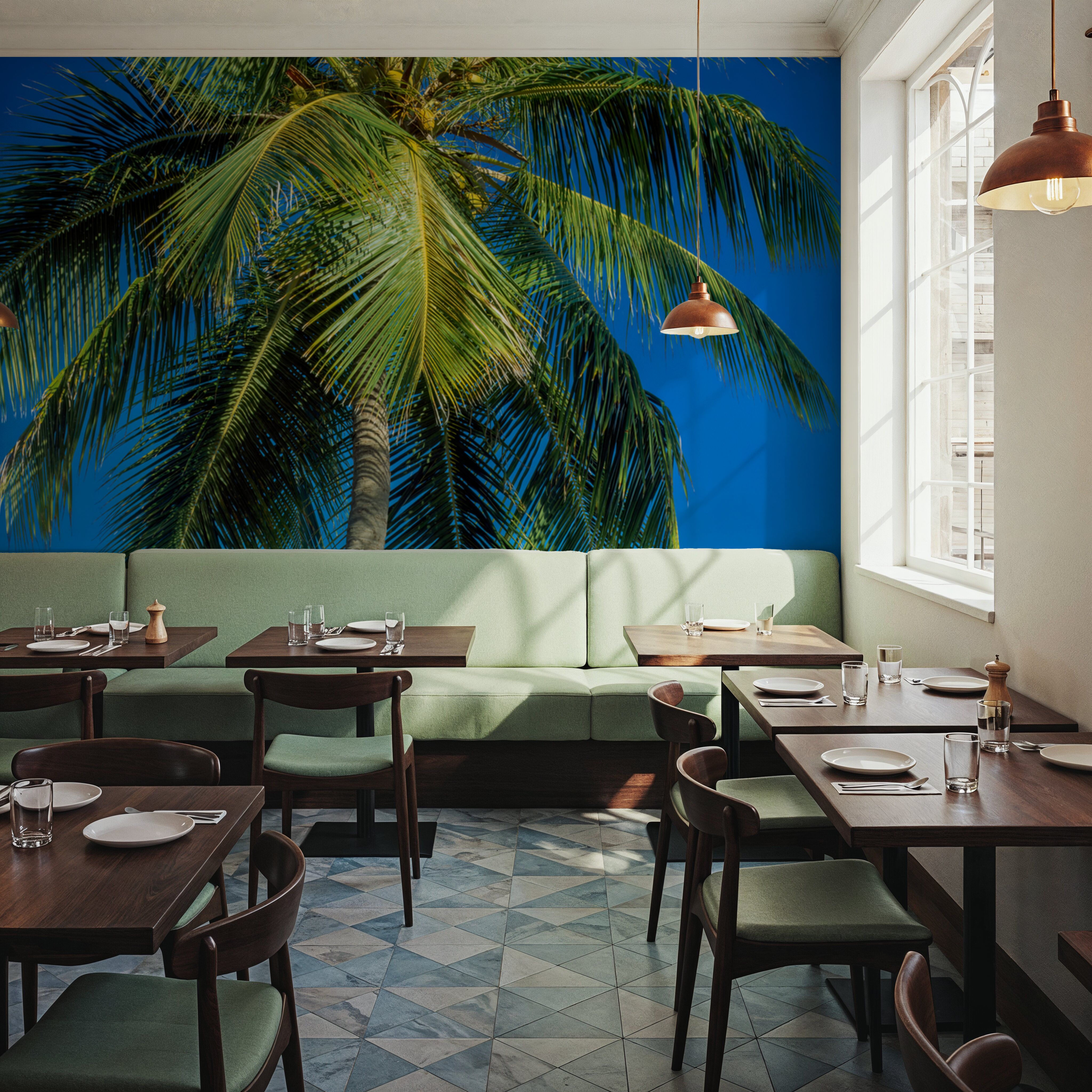 Azure Palms Vertical