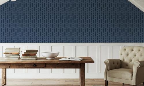 Coastal Signals Dark Blue
