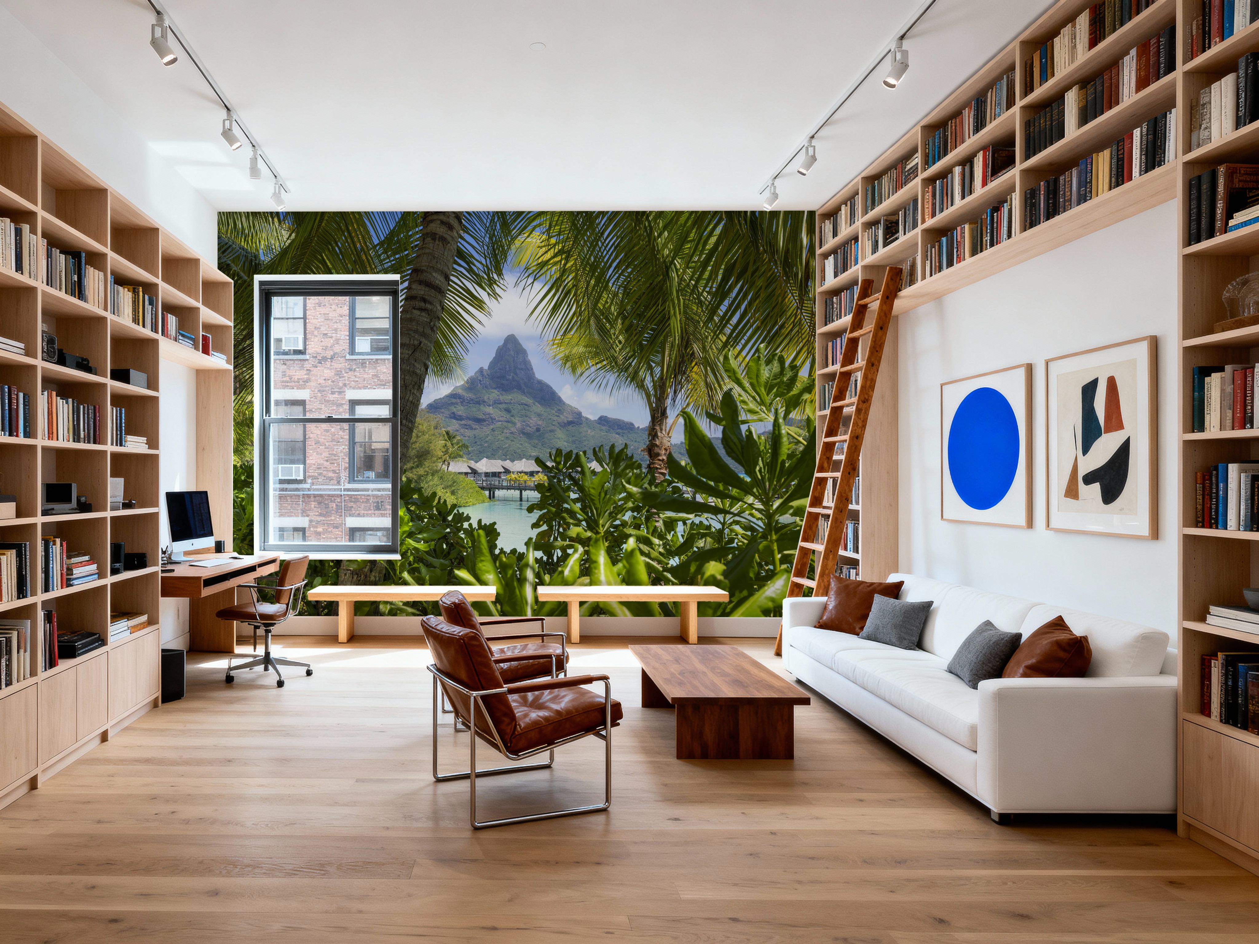 Mount Otemanu Framed