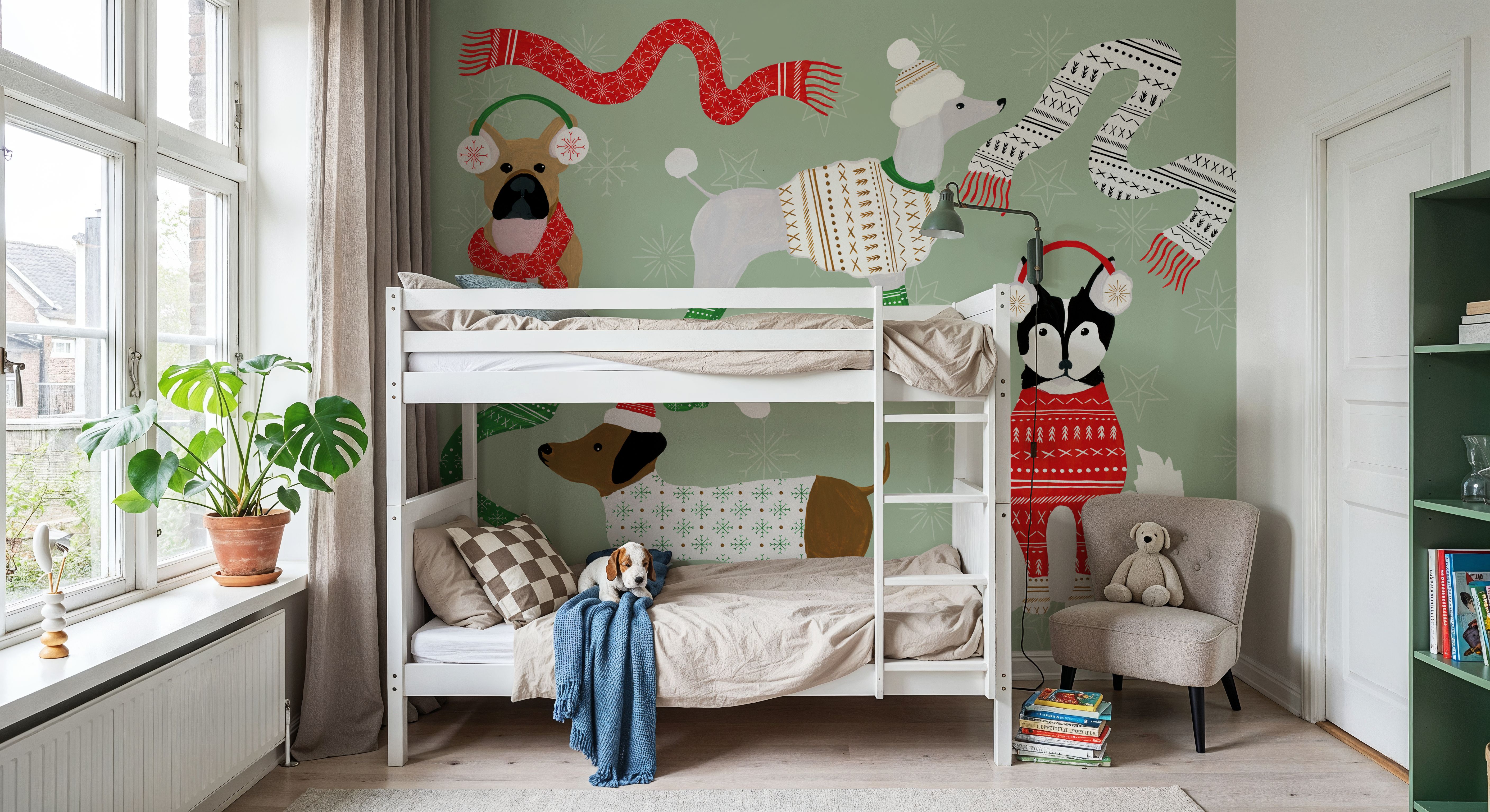 Puppy It's Cold Outside I, Behang