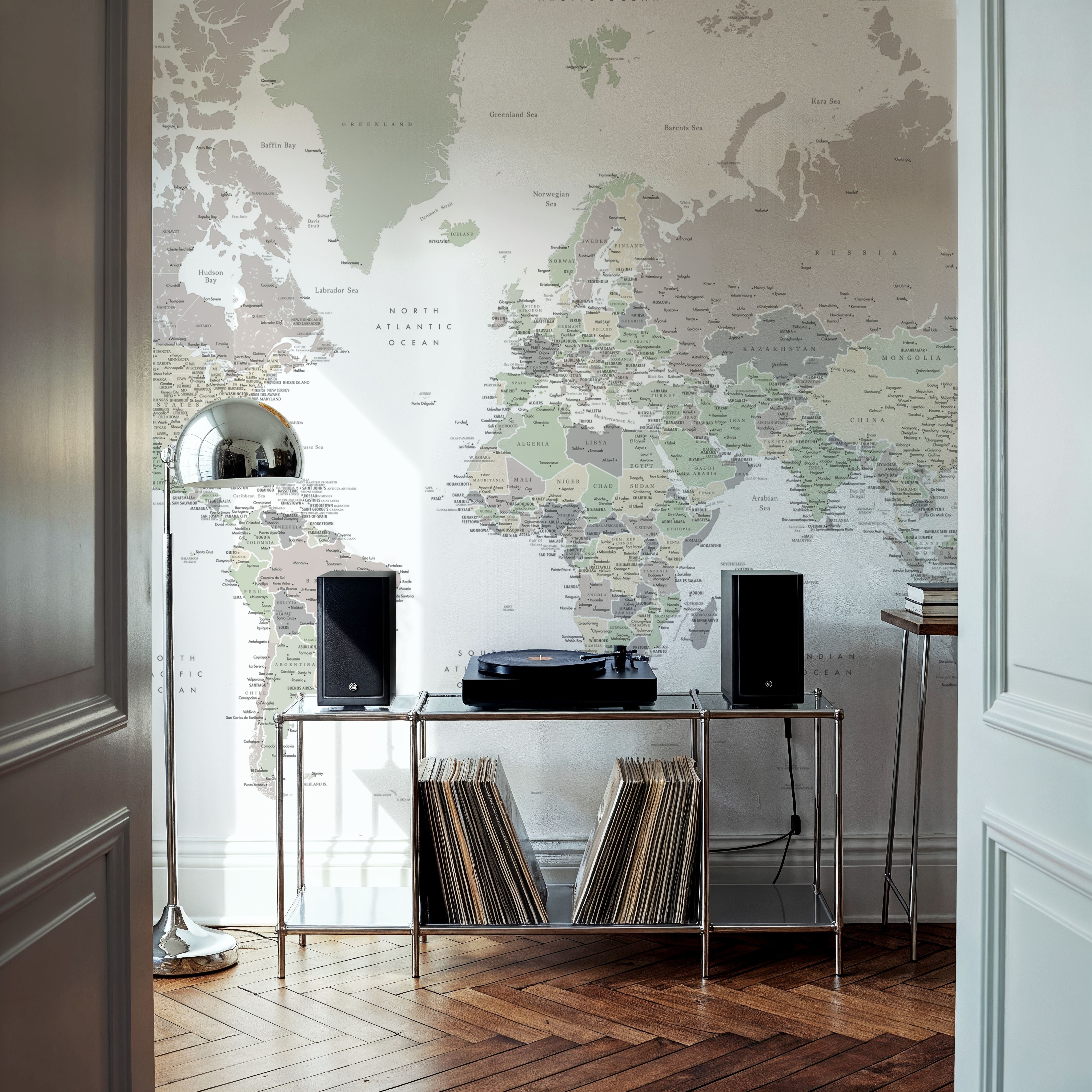 World Map Cities - Anouk