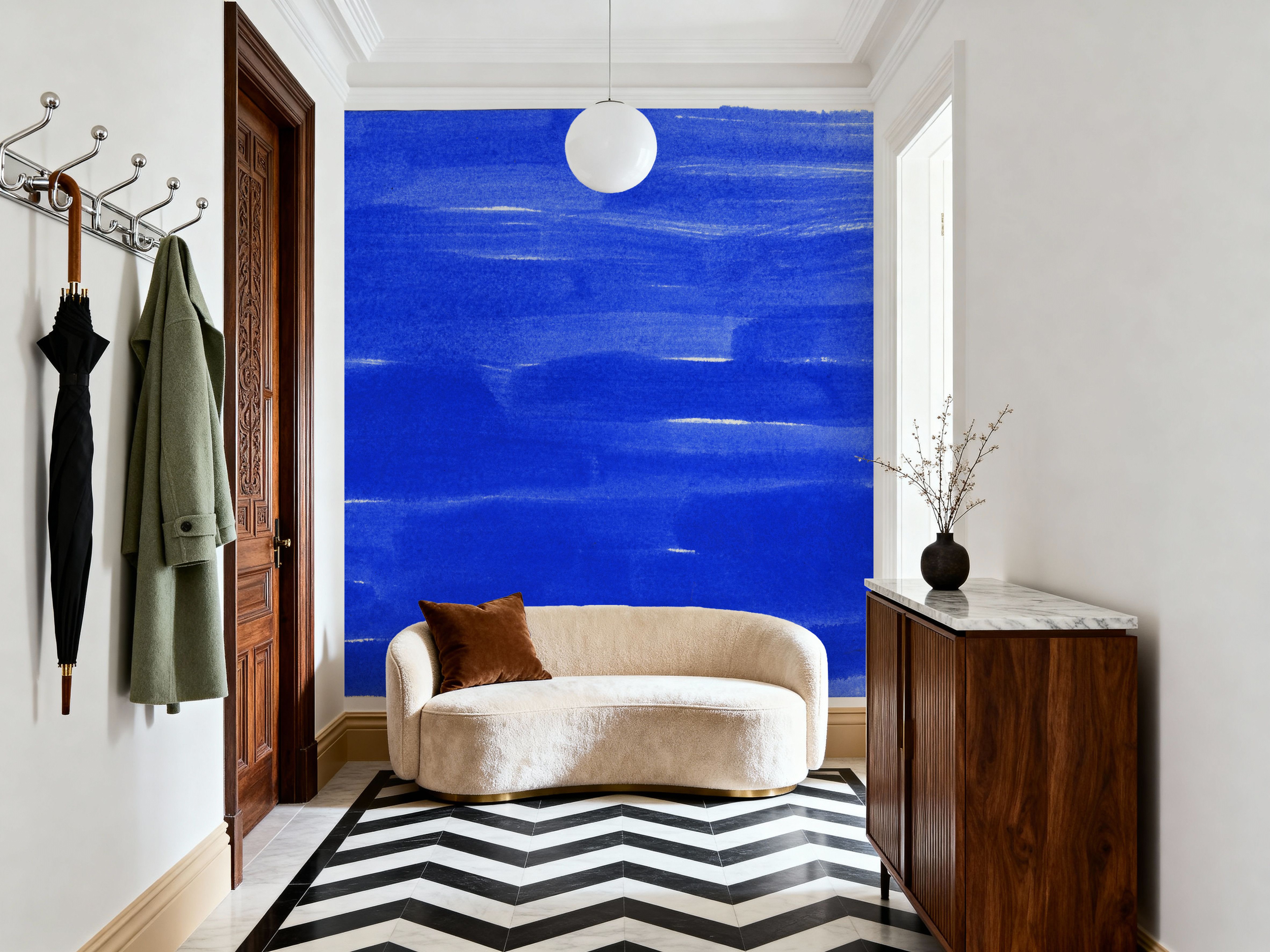 Denim Cloud Strokes