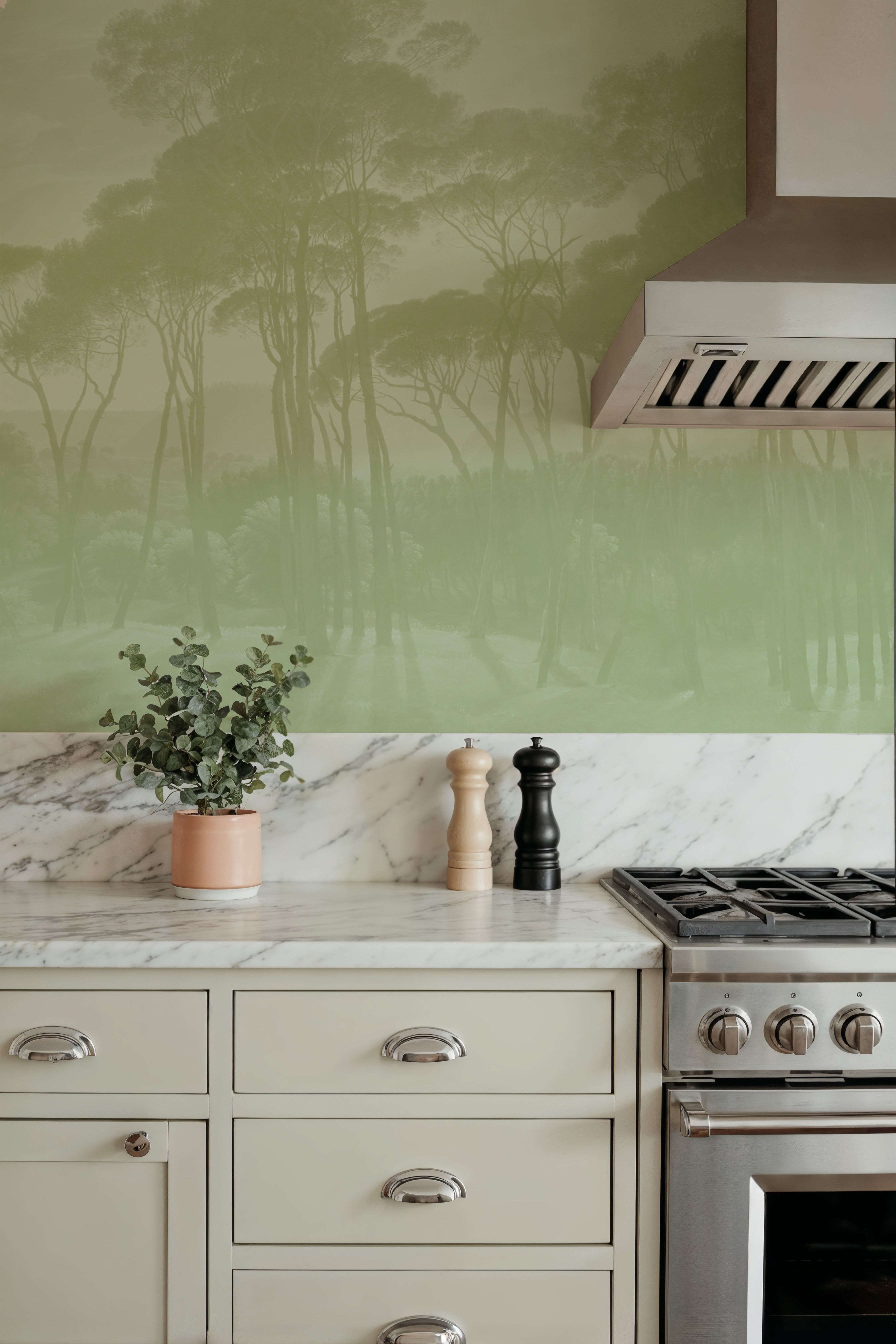 Mediterranean Pine Landscape, Pistachio