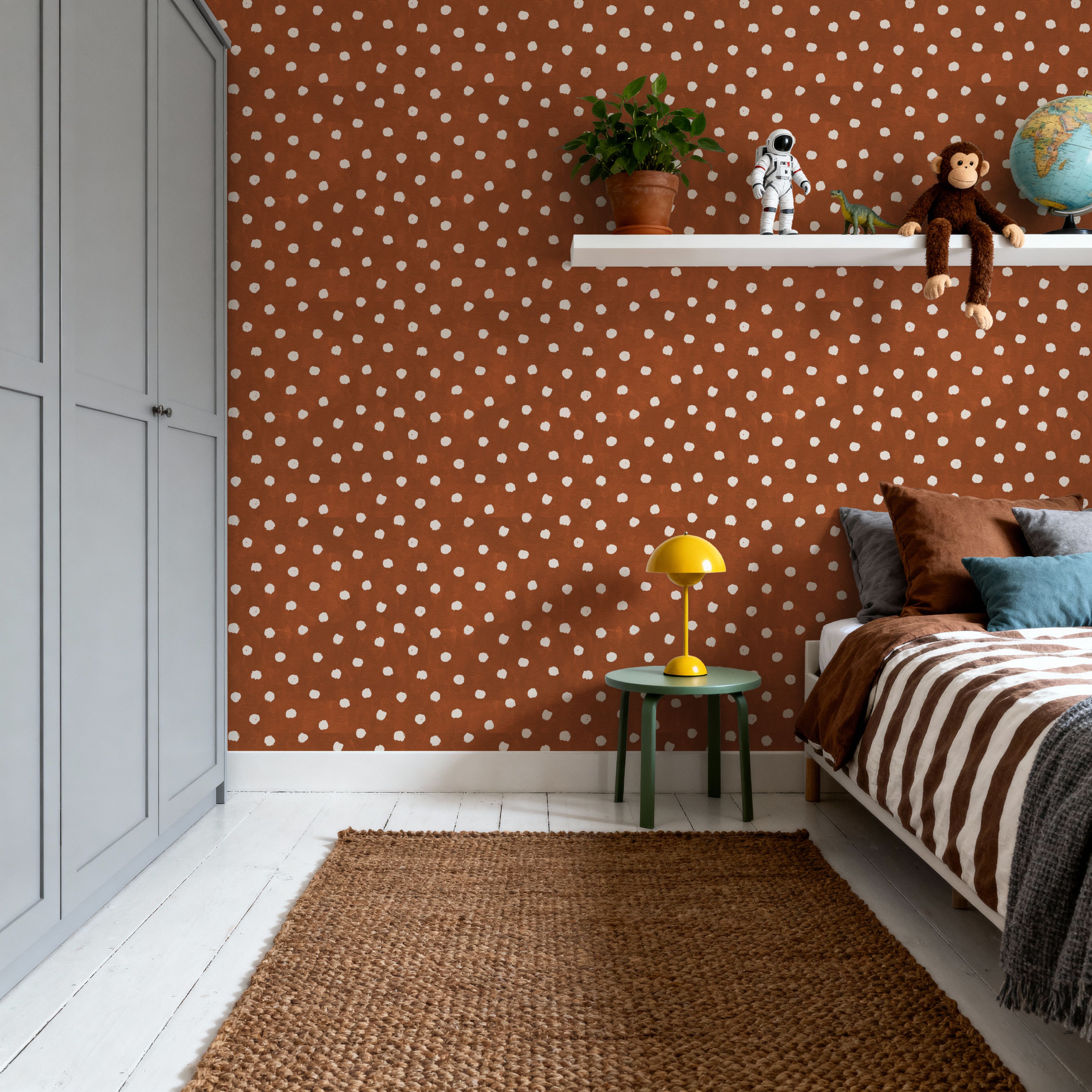 Autumn Dots Brown