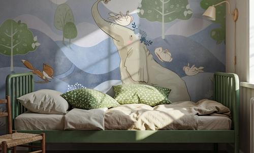 Bunny Friends, Blue