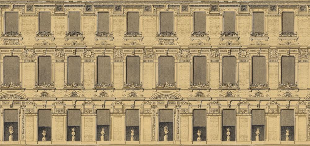 Vintage Facade, Yellow