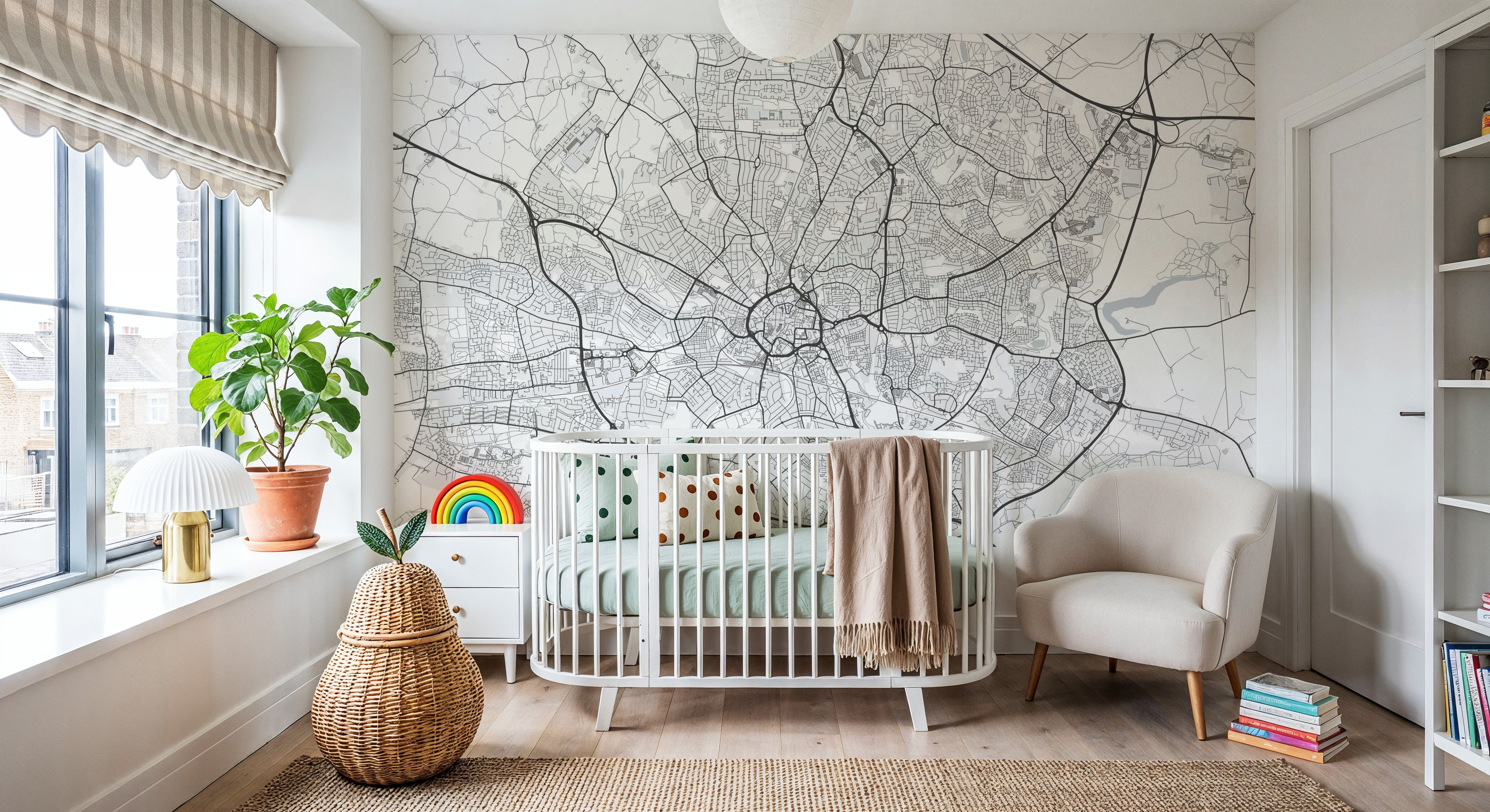 Coventry White, Carte da parati