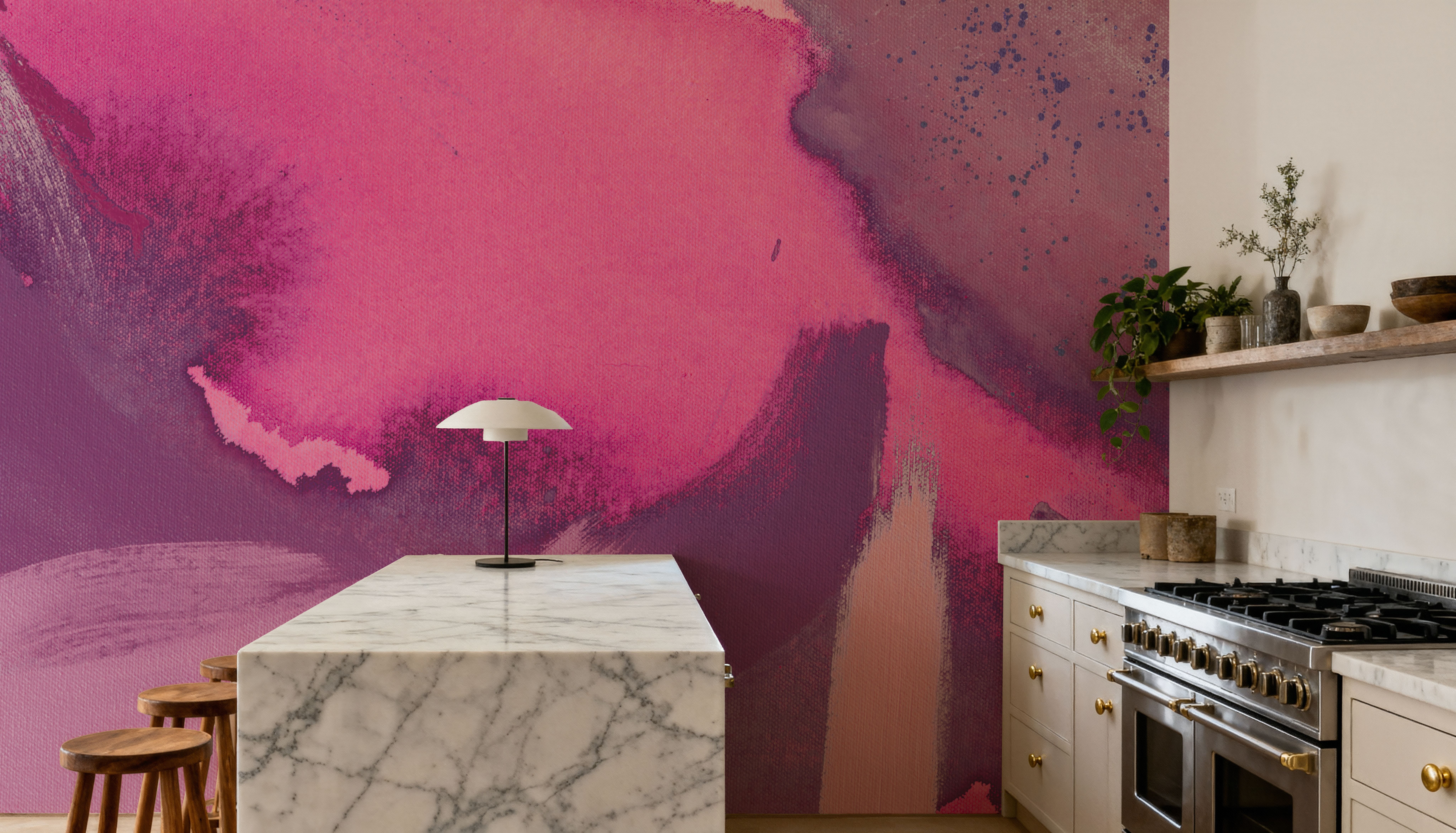 Imagination Plum, Wallpaper