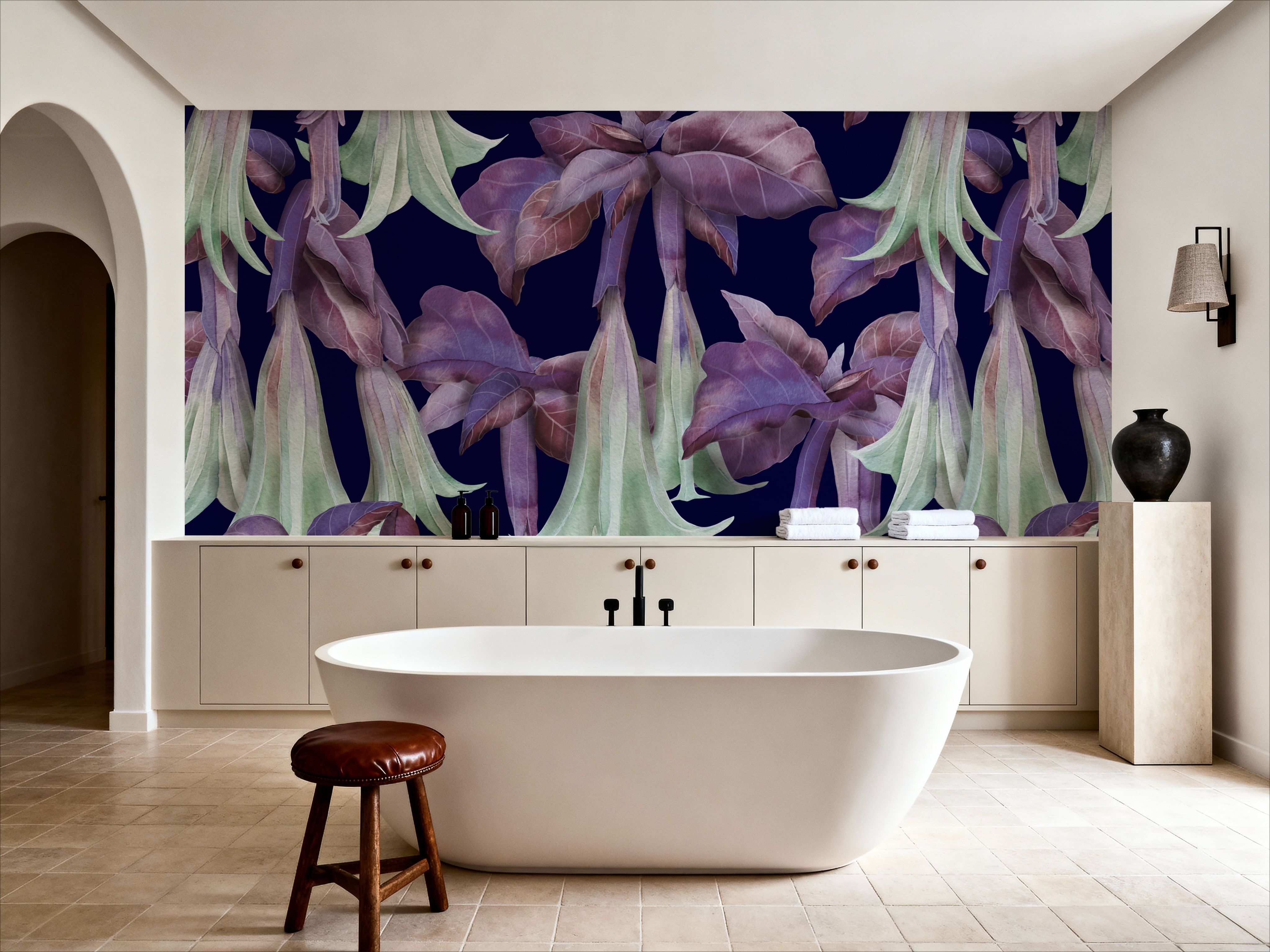 Purple Trumpet Bloom