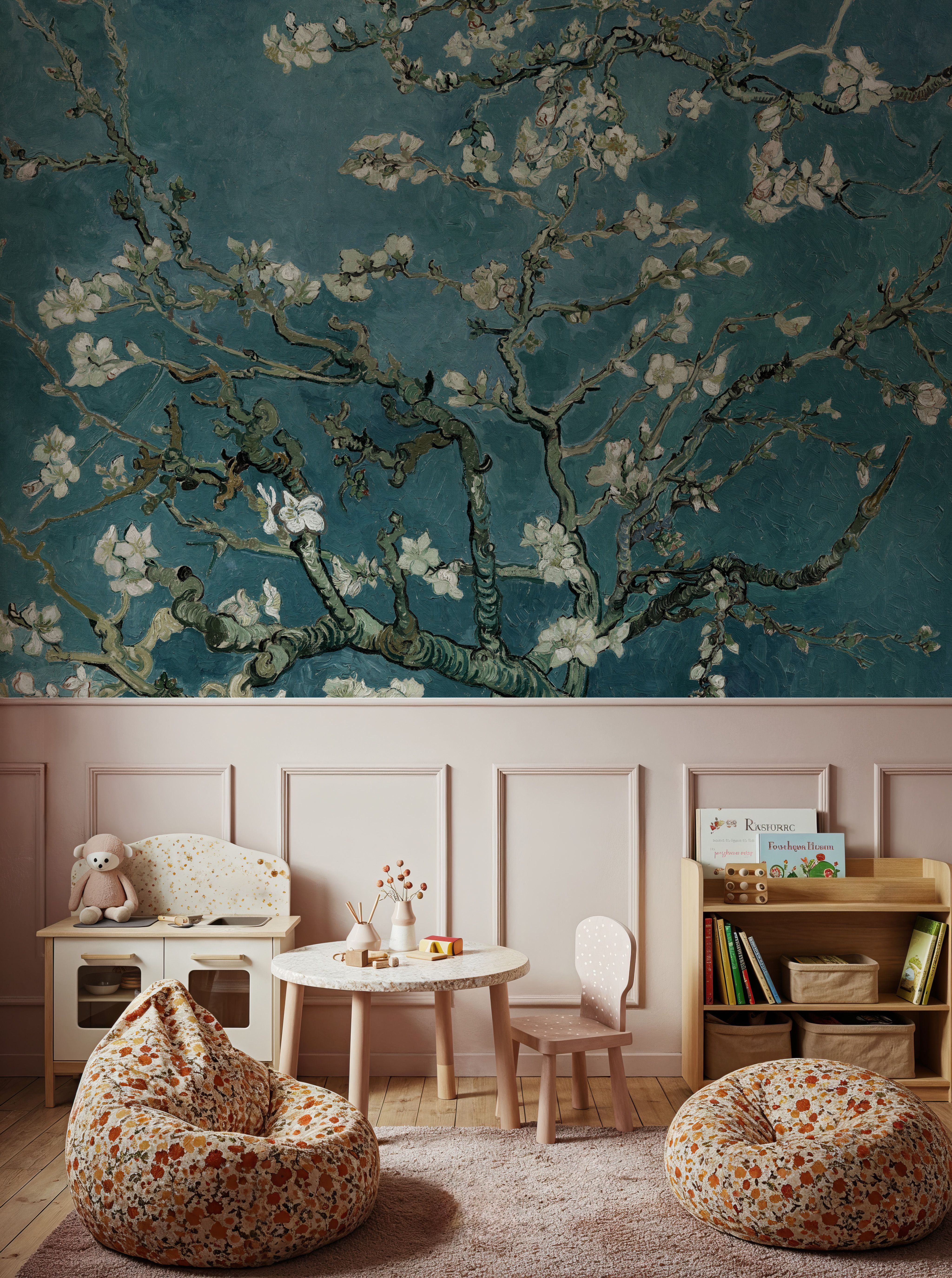 Almond Blossom, Teal Breeze