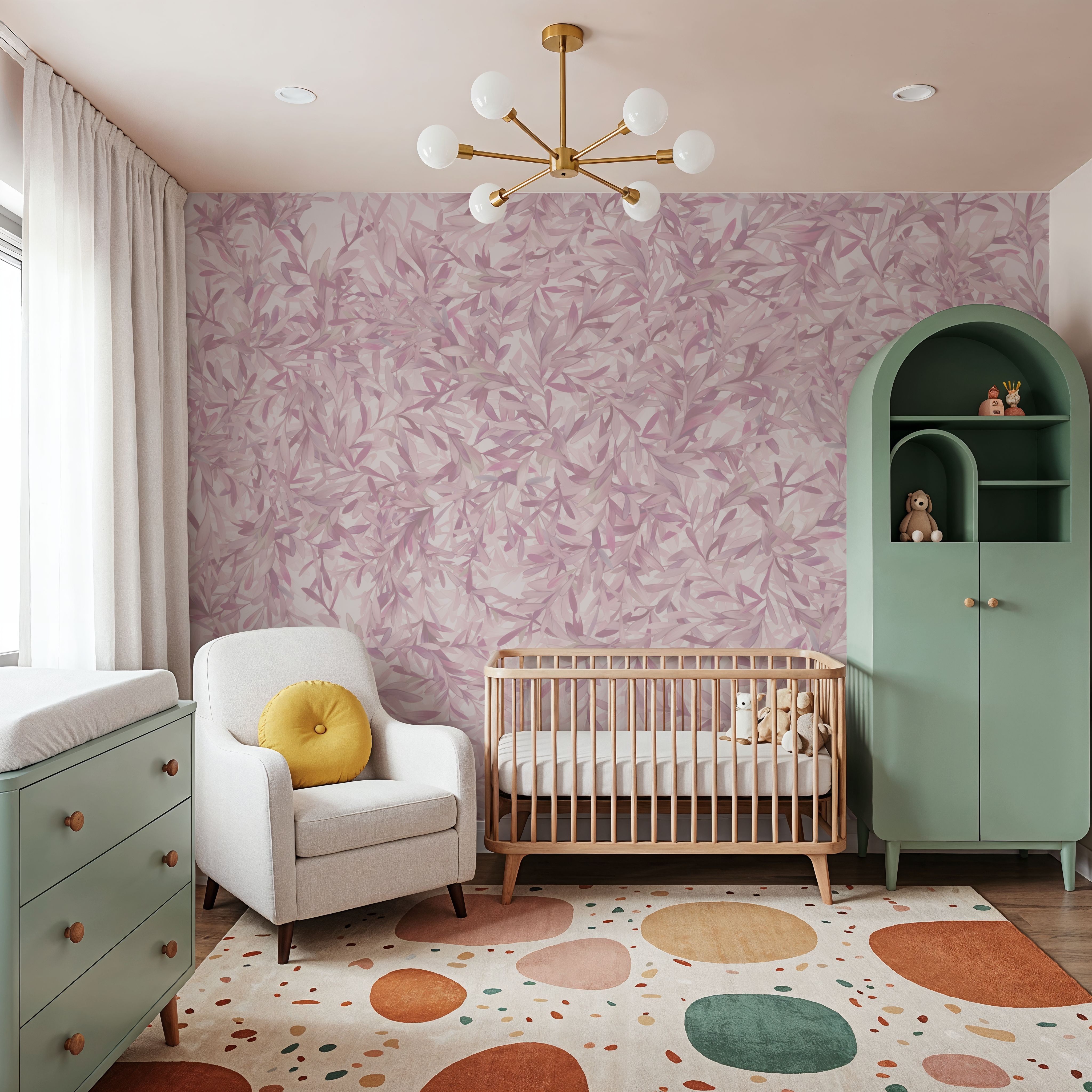 Lush Canopy Ceiling, Rose