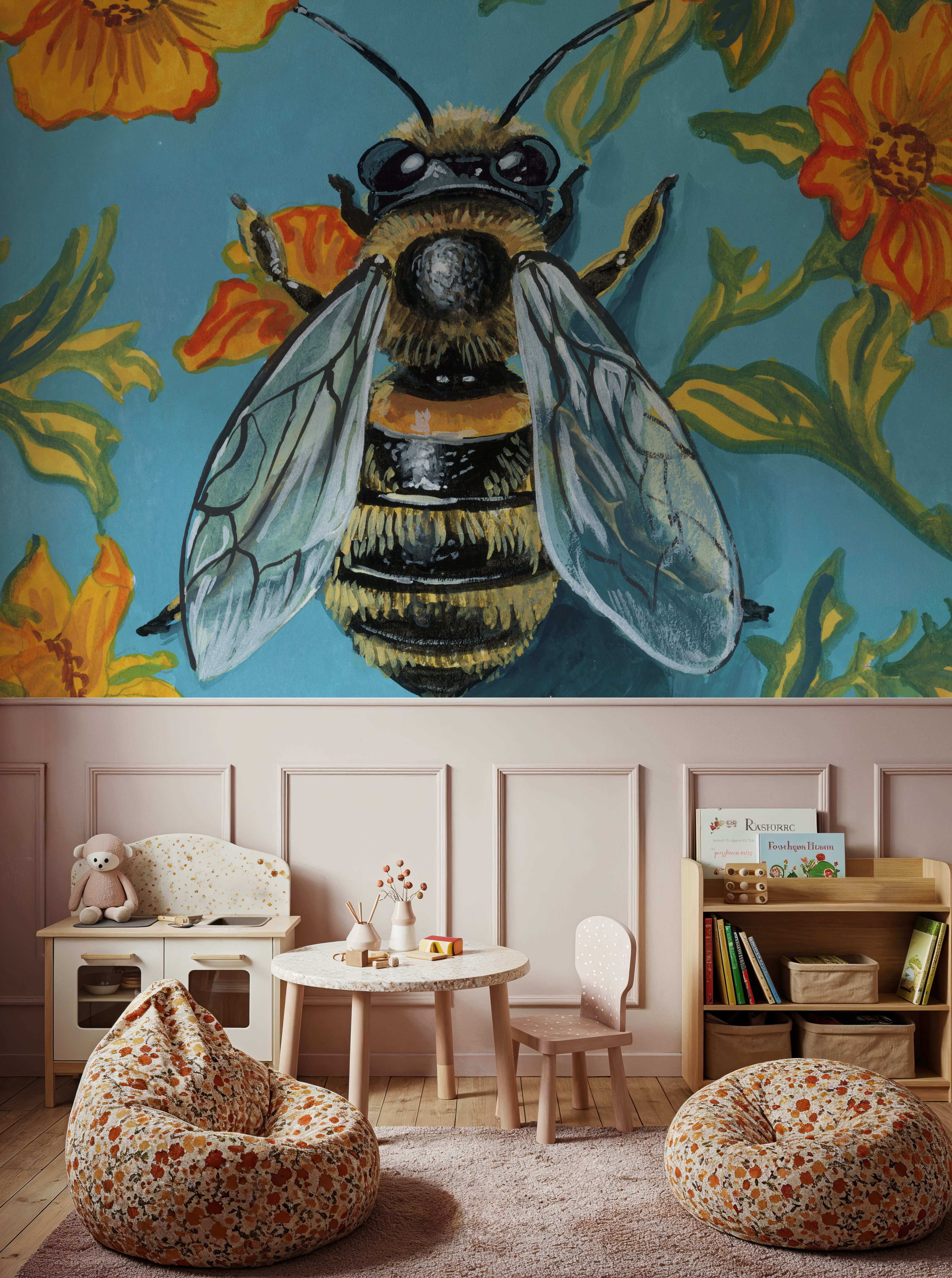 Honeybee on The Wall