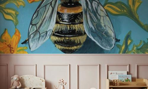 Honeybee on The Wall