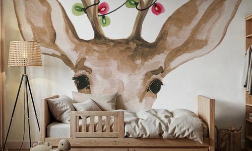 Light Tangled Reindeer