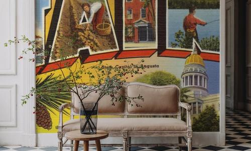 Greetings from the Pine State - Screenprint Postcard
