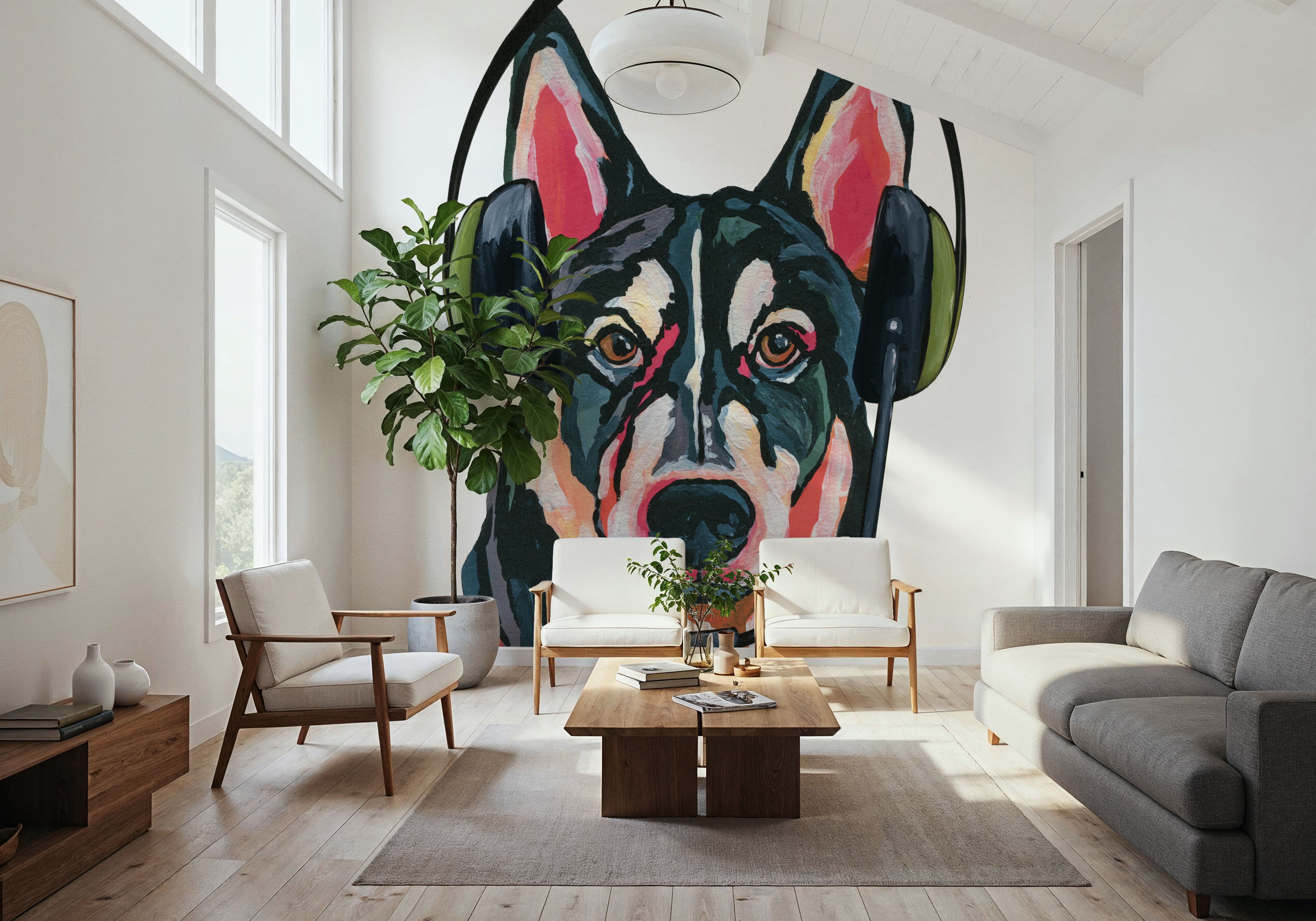 Gaming Husky, Tapeten