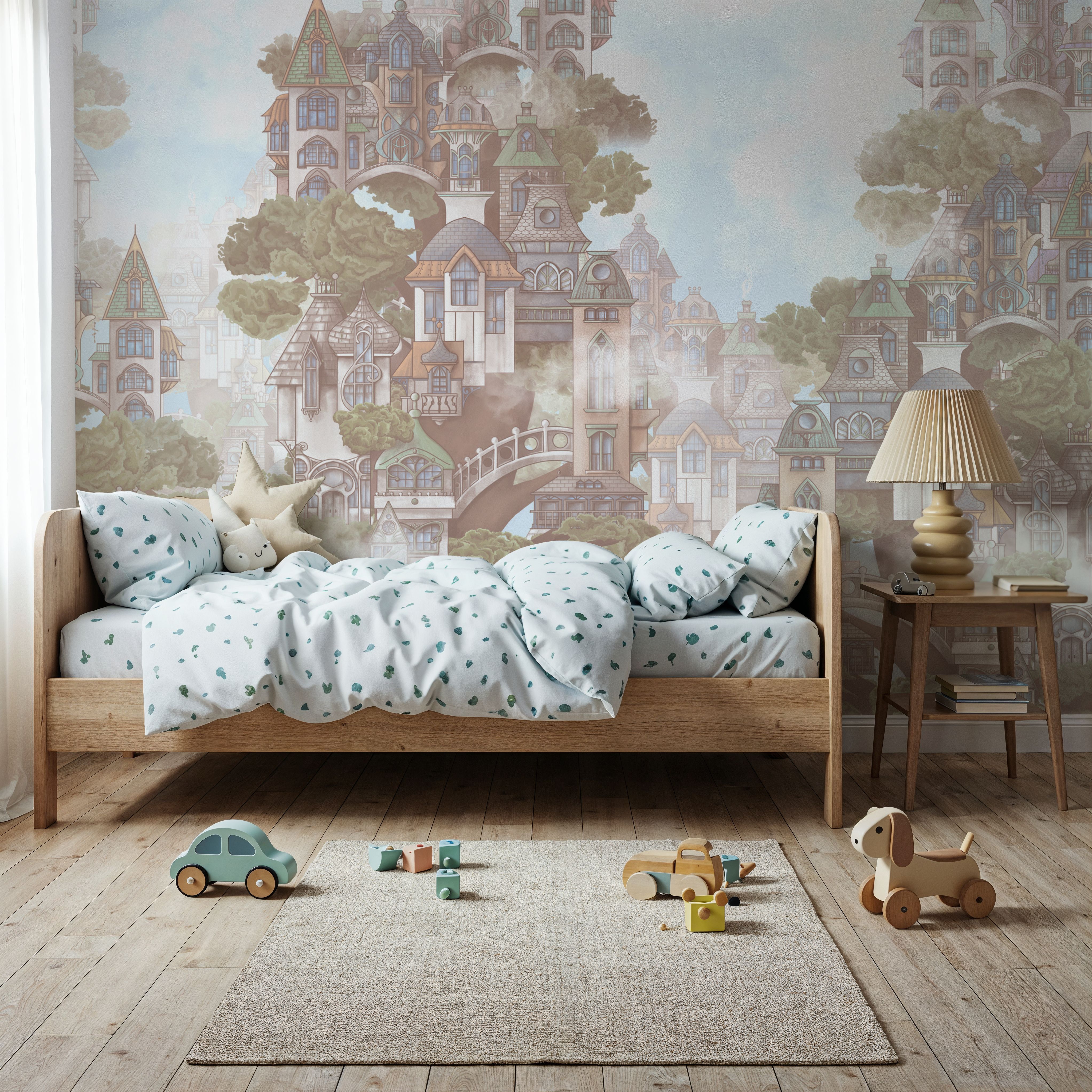 Treehouse Neighborhood Warm Pastel