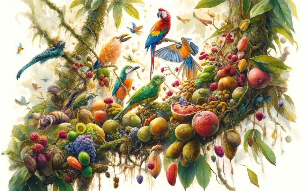 Jungle Symphony in Vivid Hues