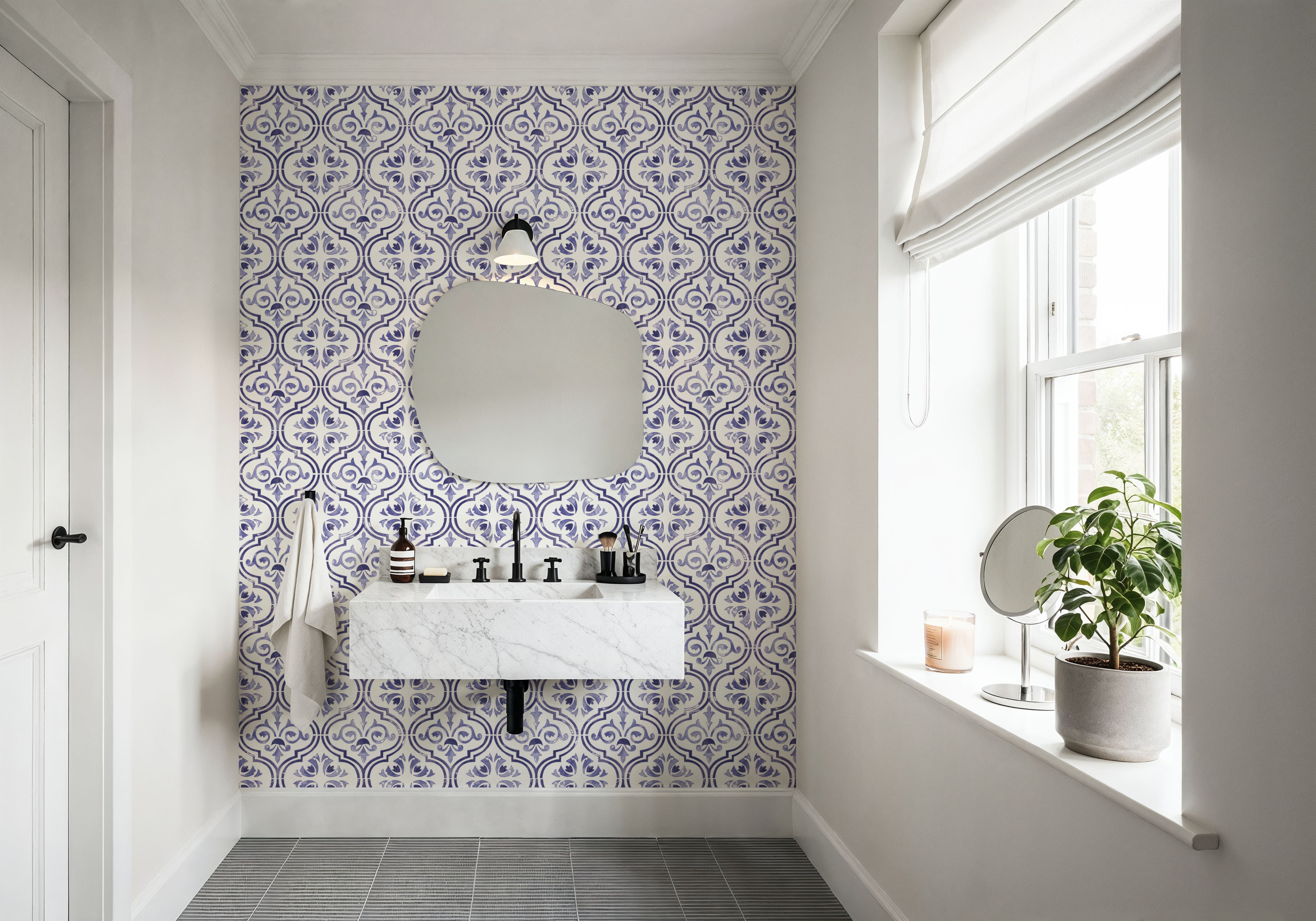 Botanical Blue Tiles