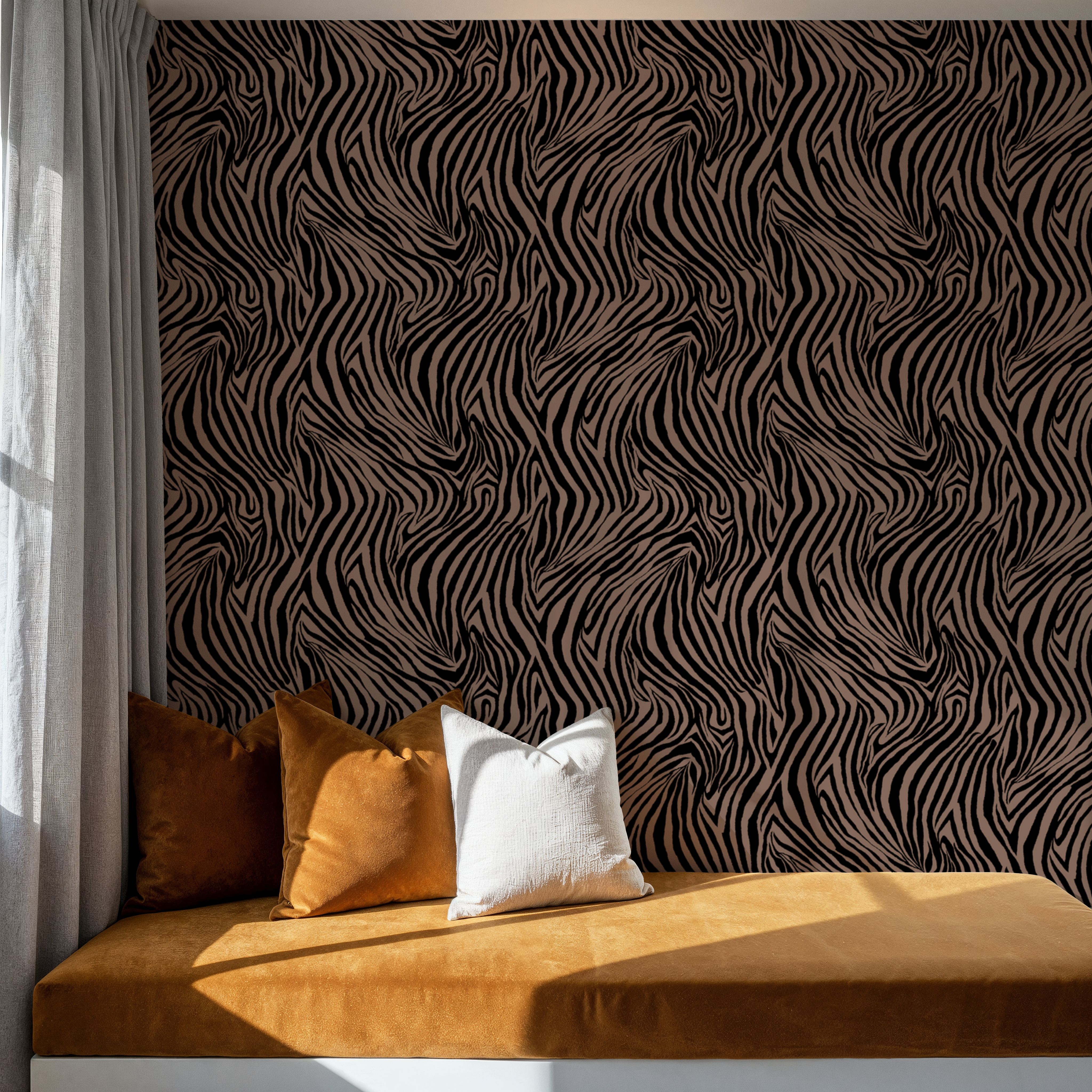 A Stripe of Zebra, Mauve