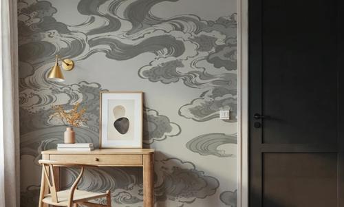 Ukiyo-e Clouds, Gray