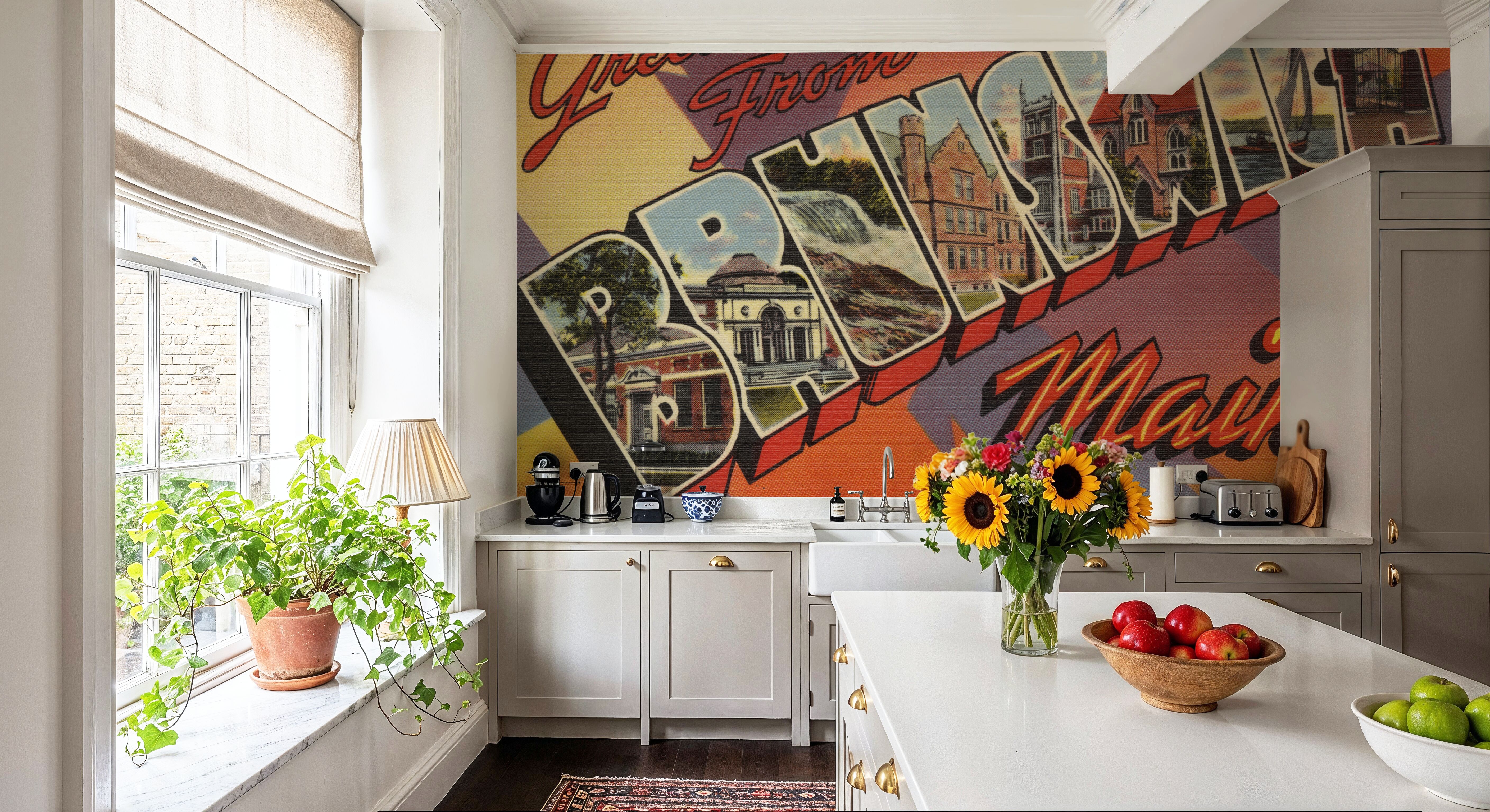 Greetings from Brunswick - Screenprint Postcard