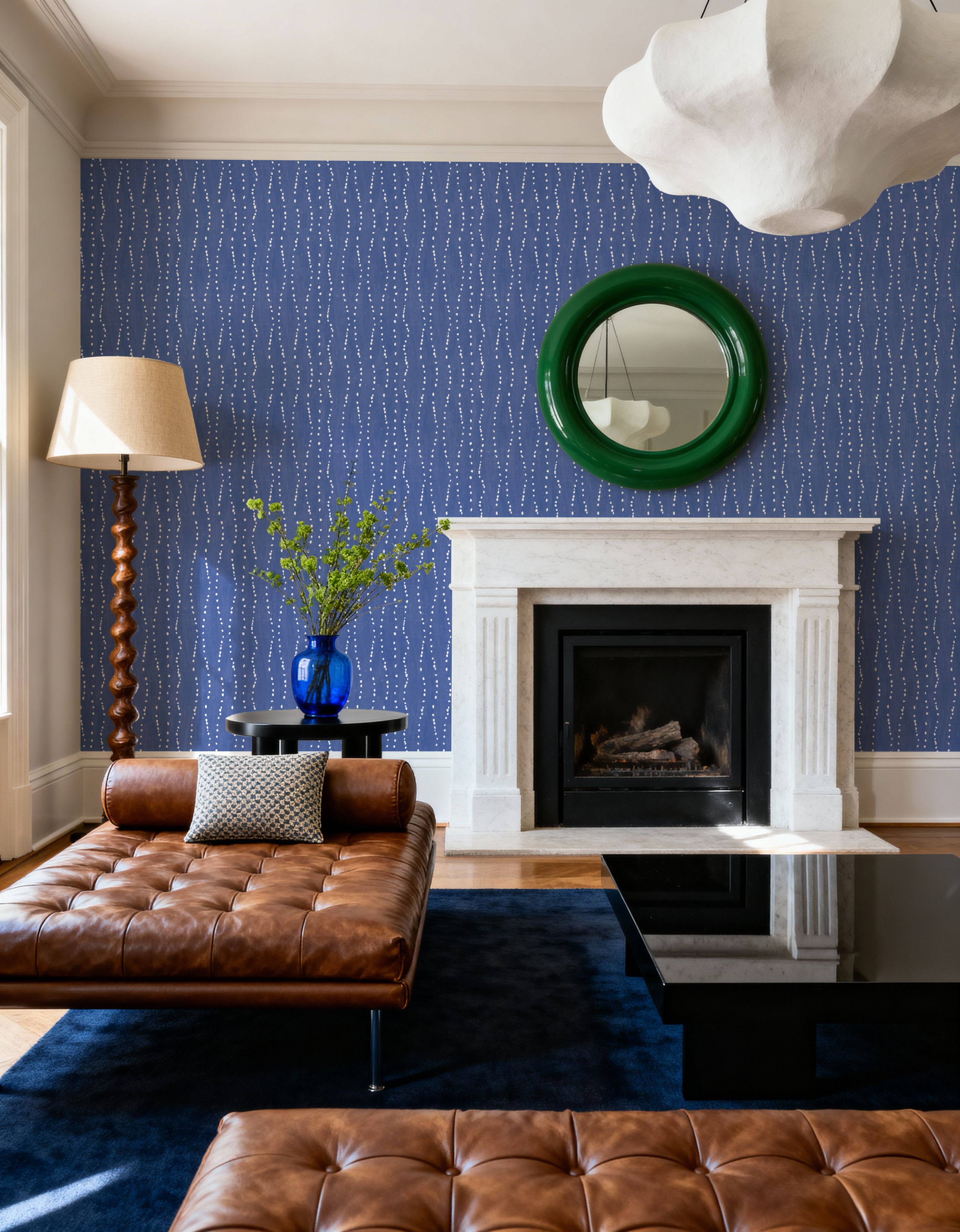 Coastal Dripping Blue