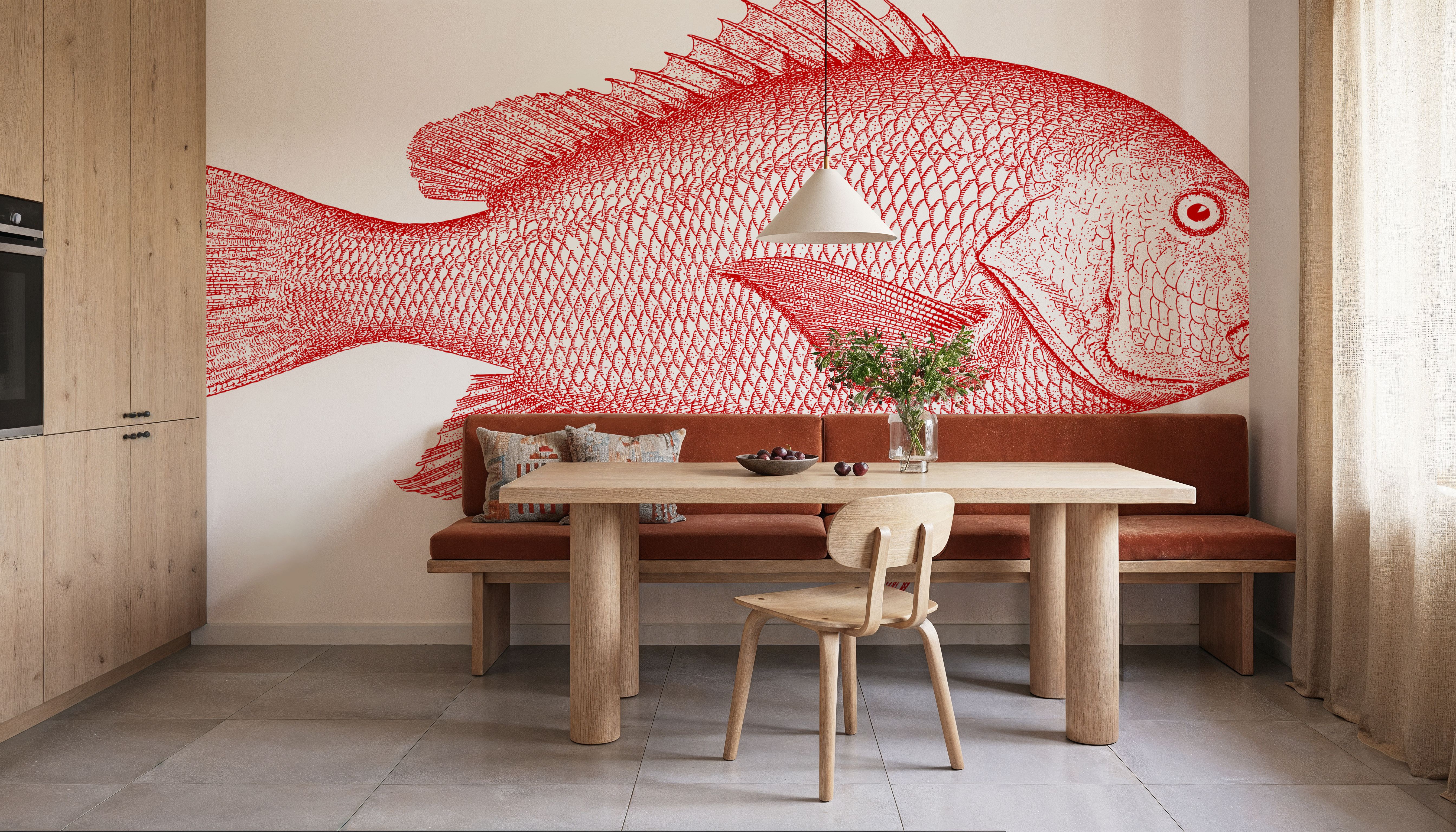 Red Snapper, Tapeten