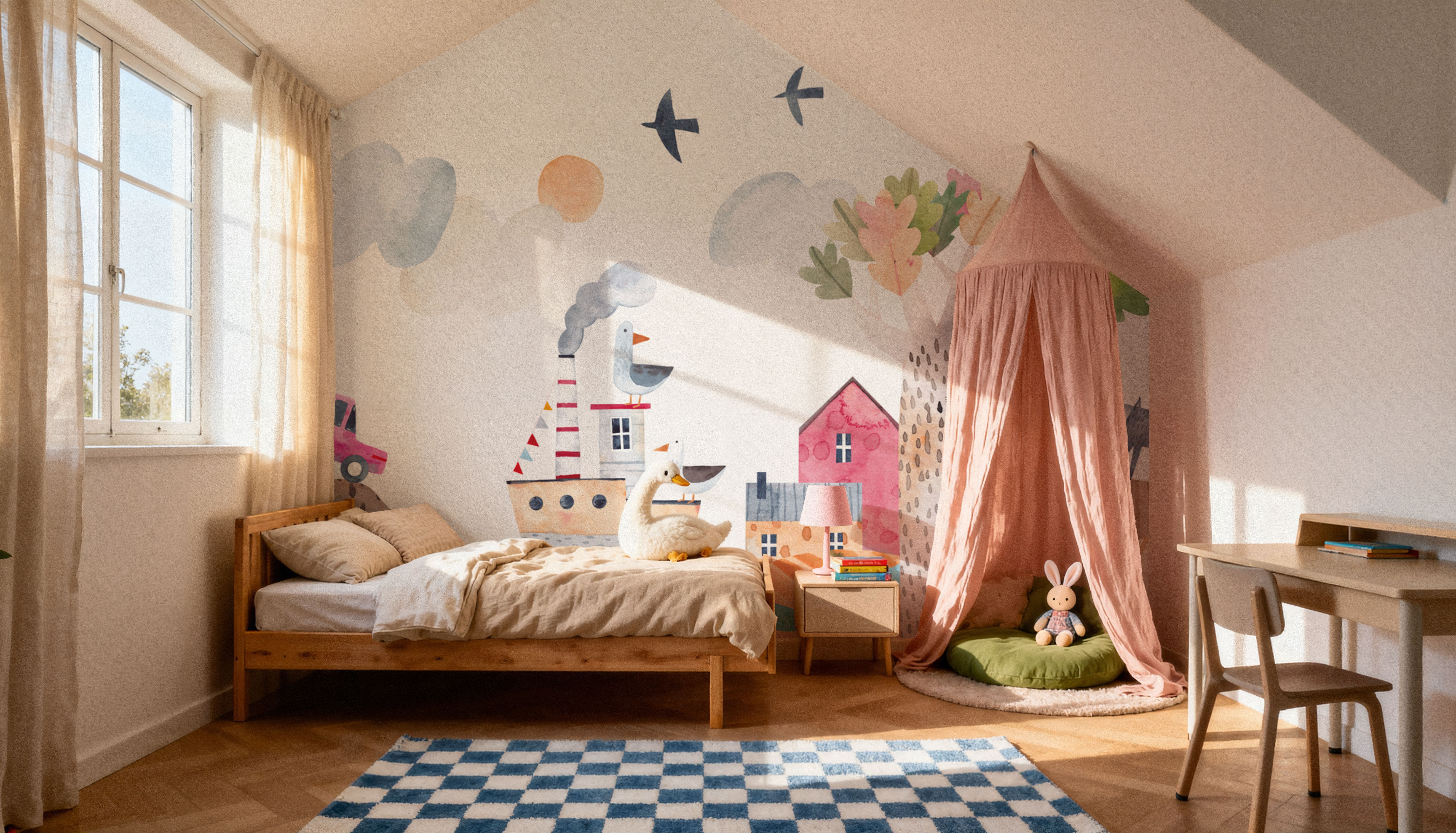 Ferry To The Island, Wallpaper