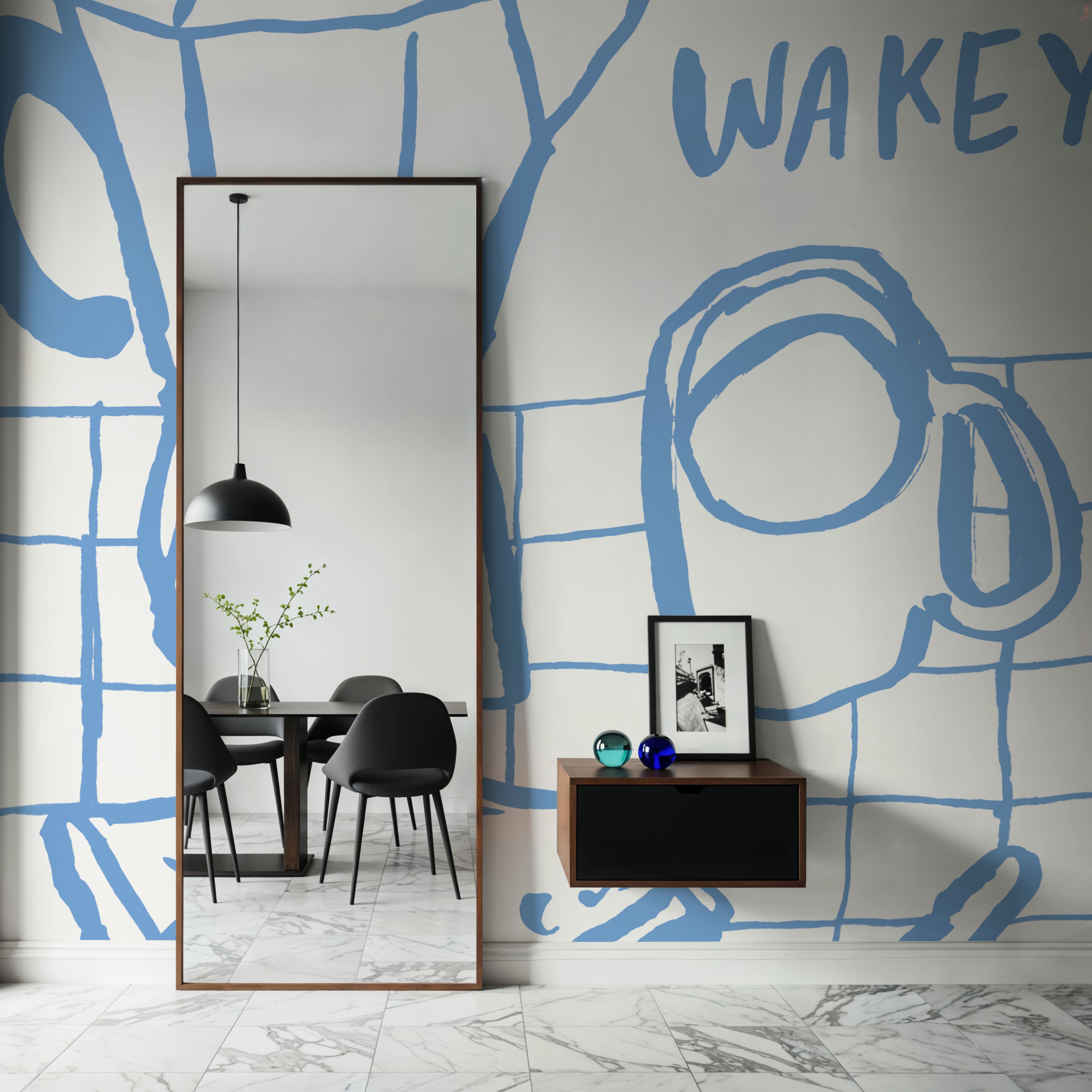 Breakfast Doodles V White