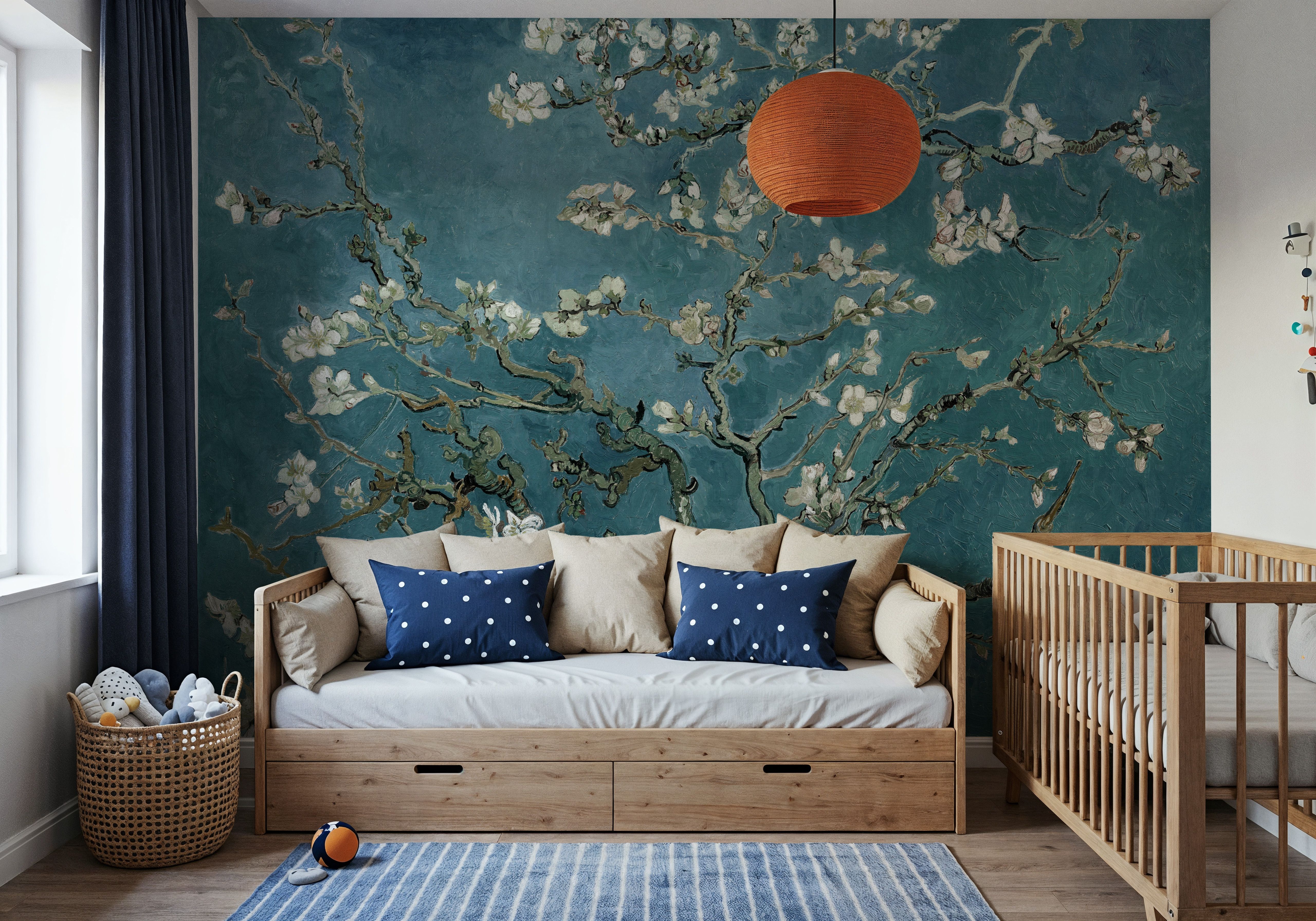 Almond Blossom, Teal Breeze