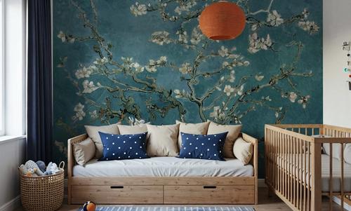 Almond Blossom, Teal Breeze