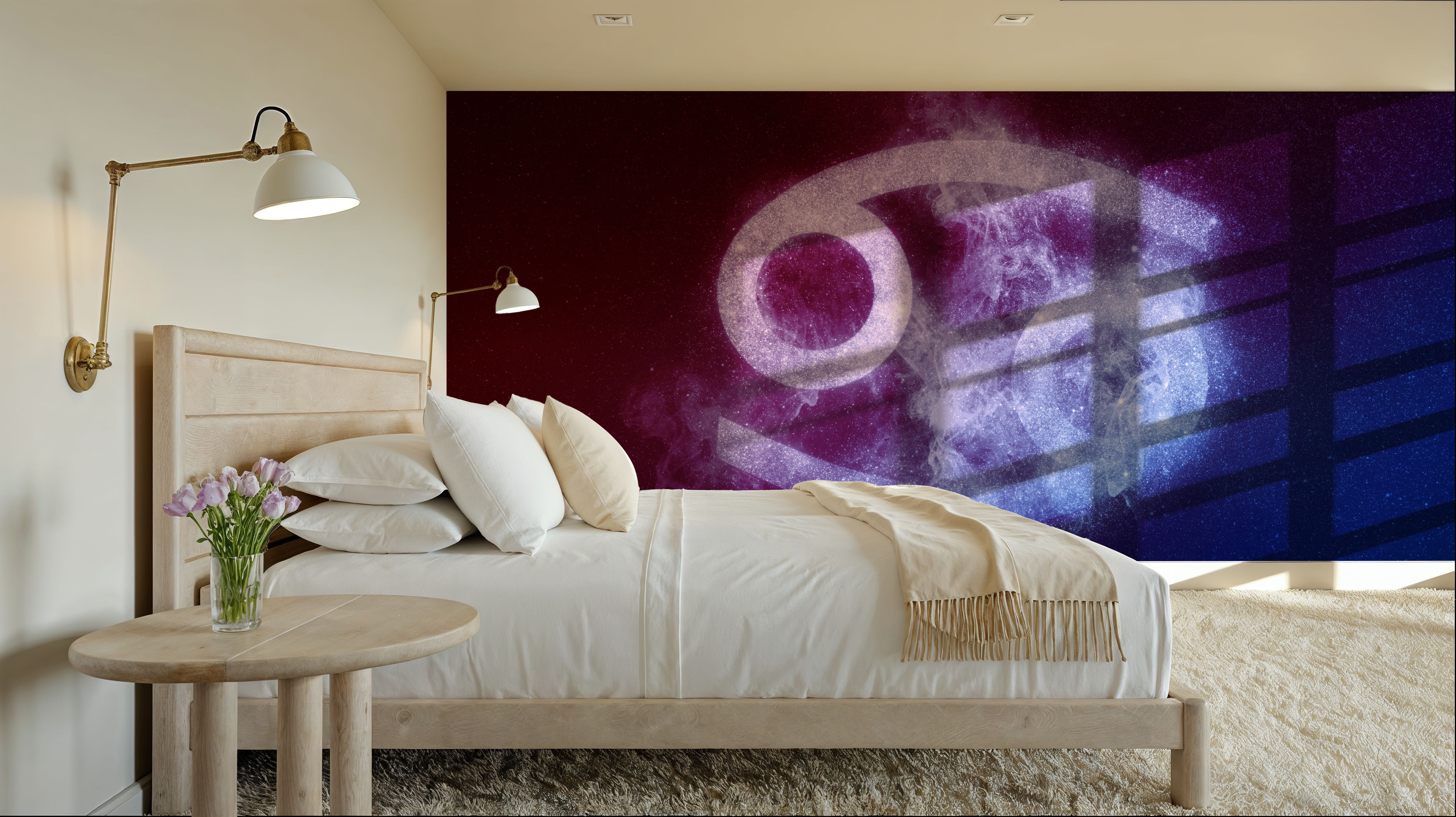 Cancer Zodiac of Stars , Carte da parati