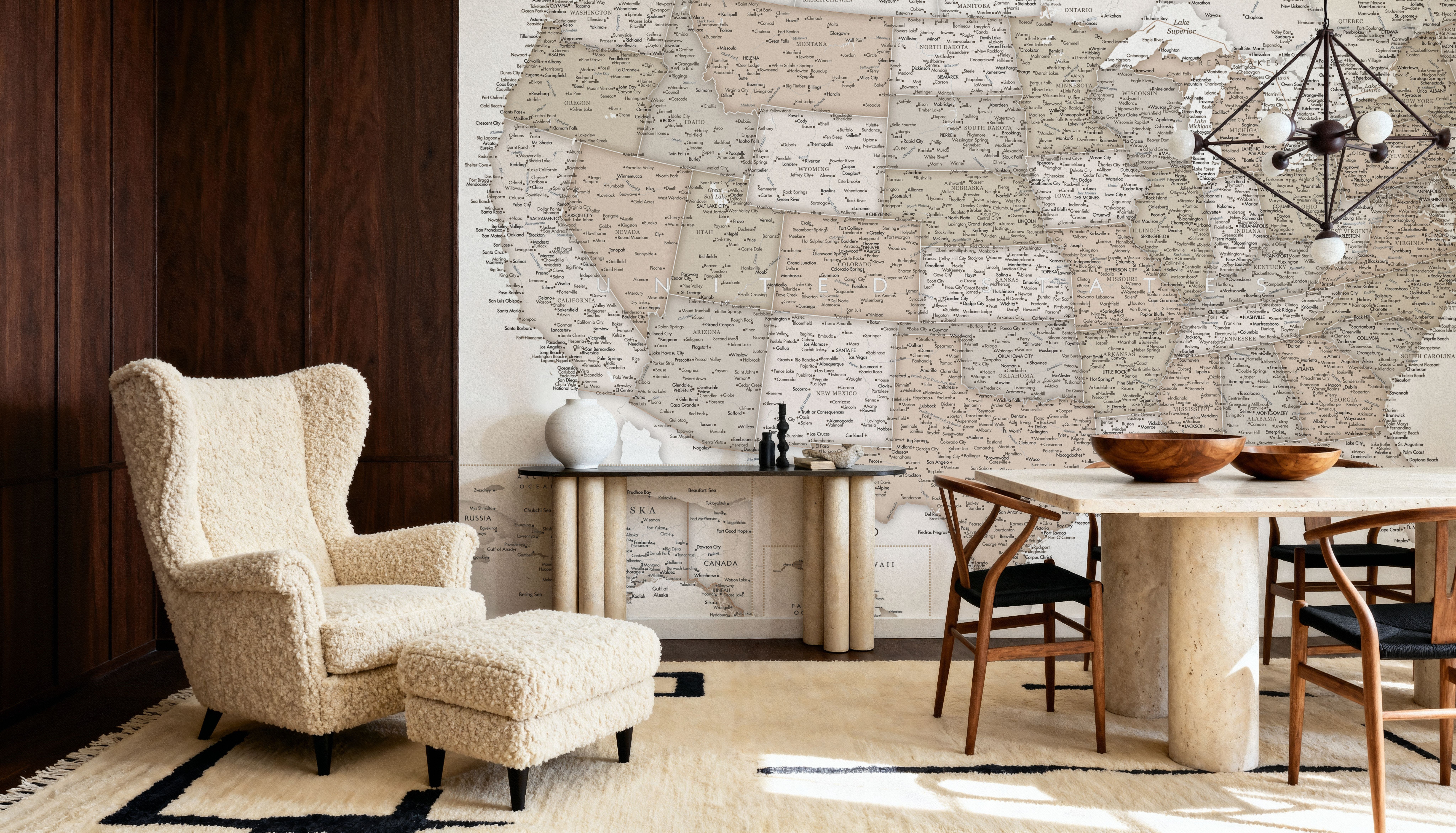 US Map Detailed - Loui