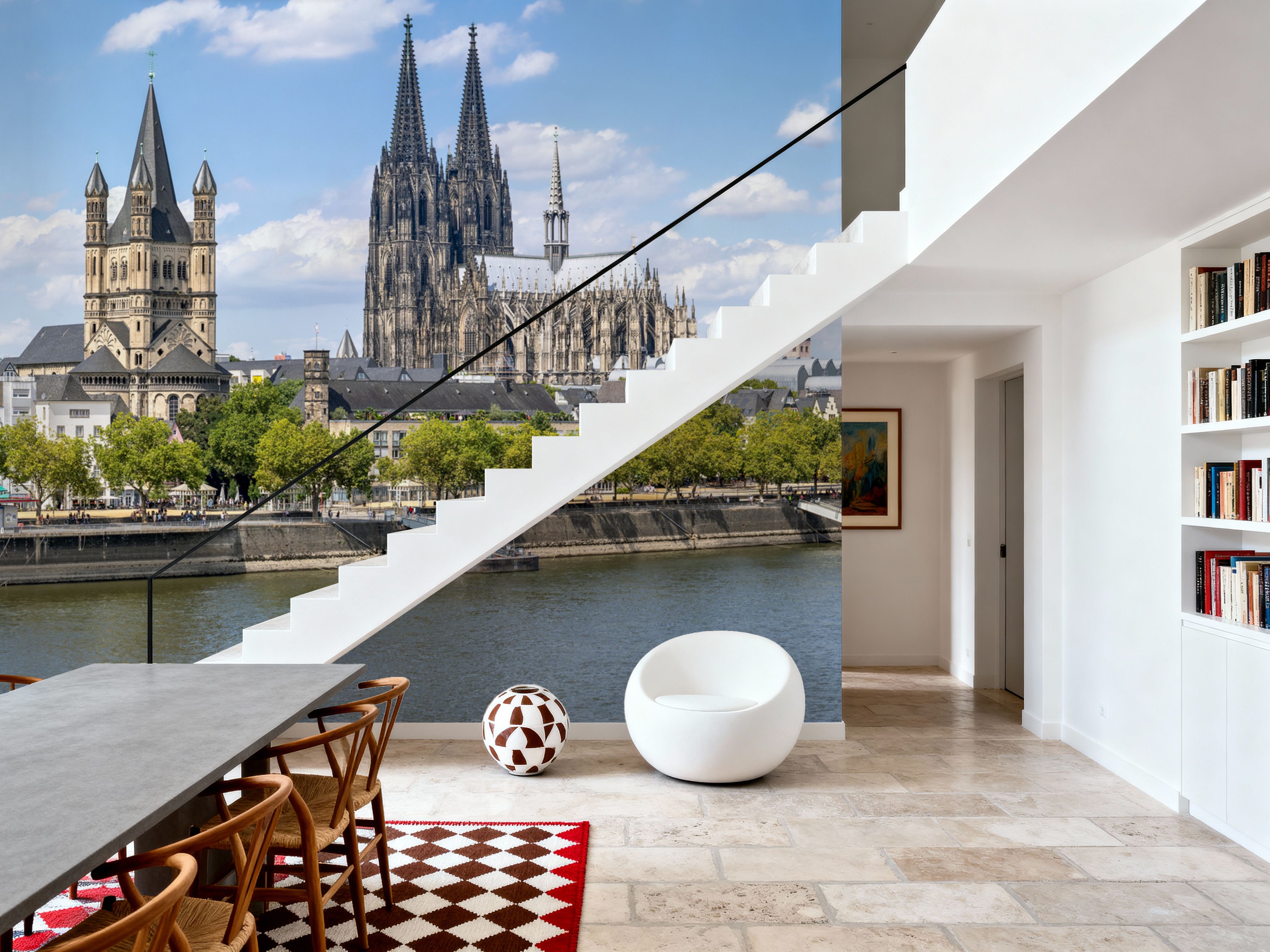 Cologne Cathedral and Great St. Martin Church
