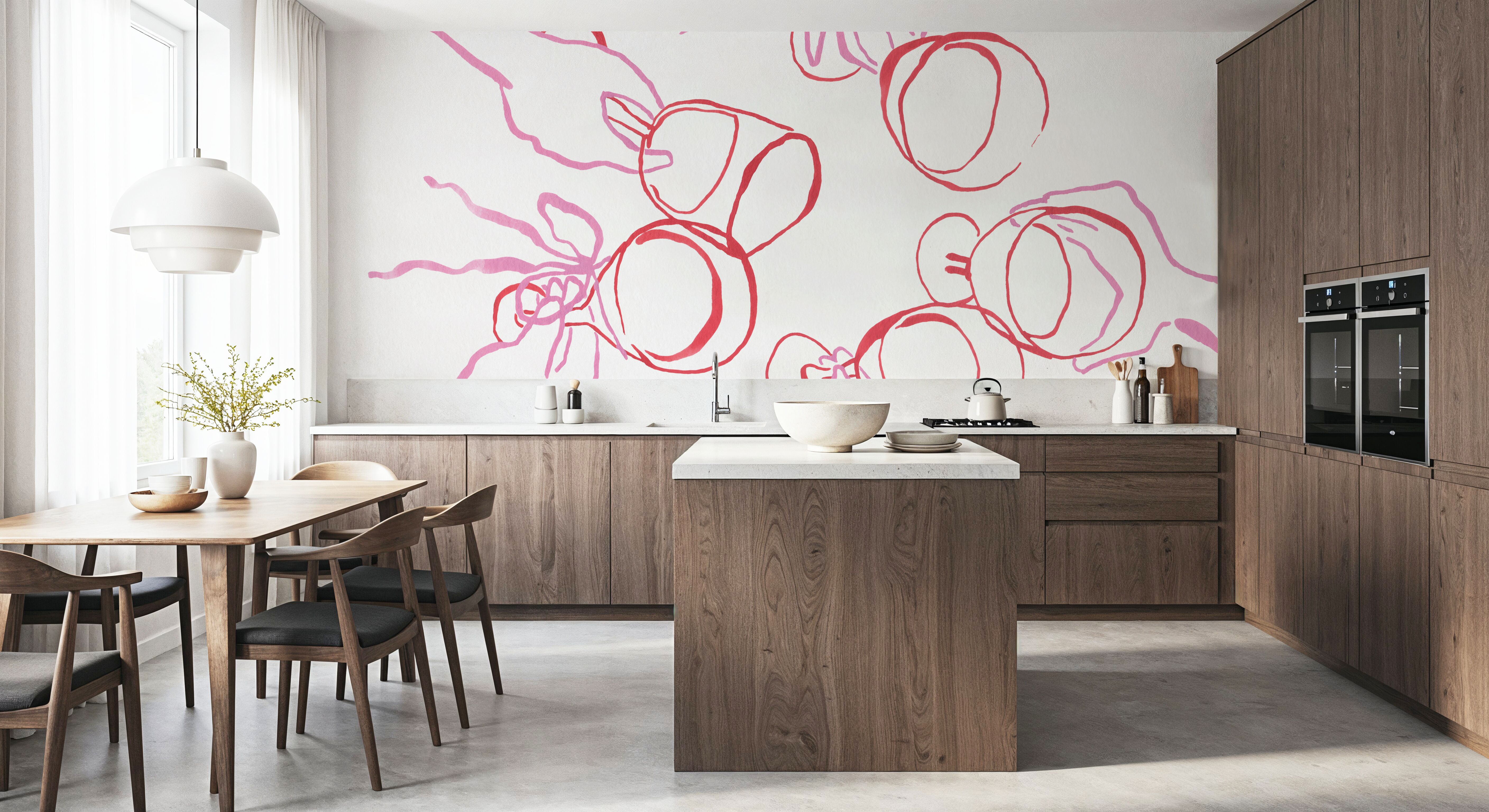 Cocktail Party III, Behang