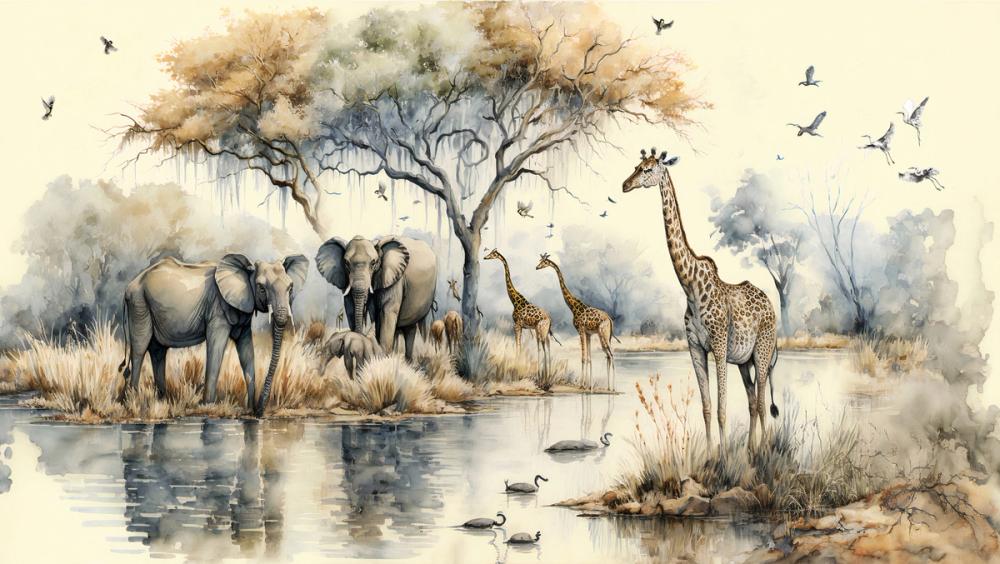 By the Waterhole