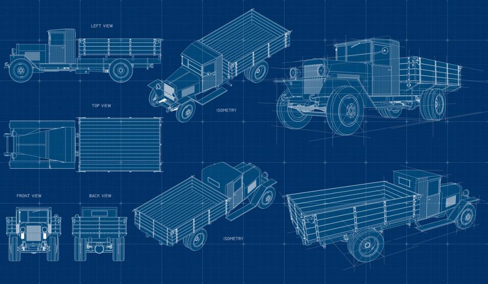 Lorry Blueprint