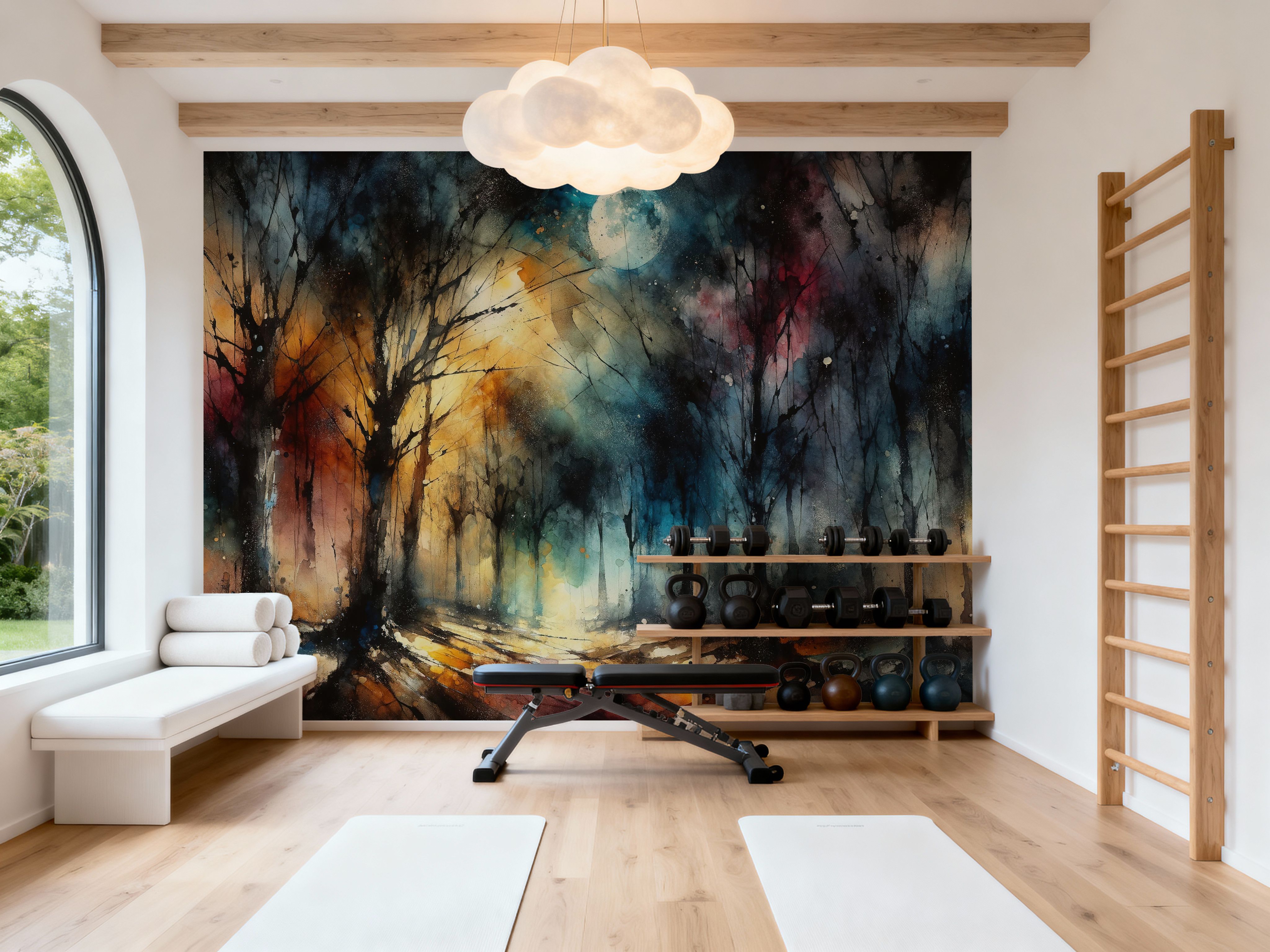 Moonlit Enchanted Forest