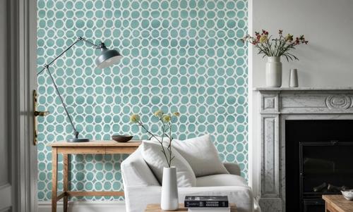 Mixed Blue Circles Inverse
