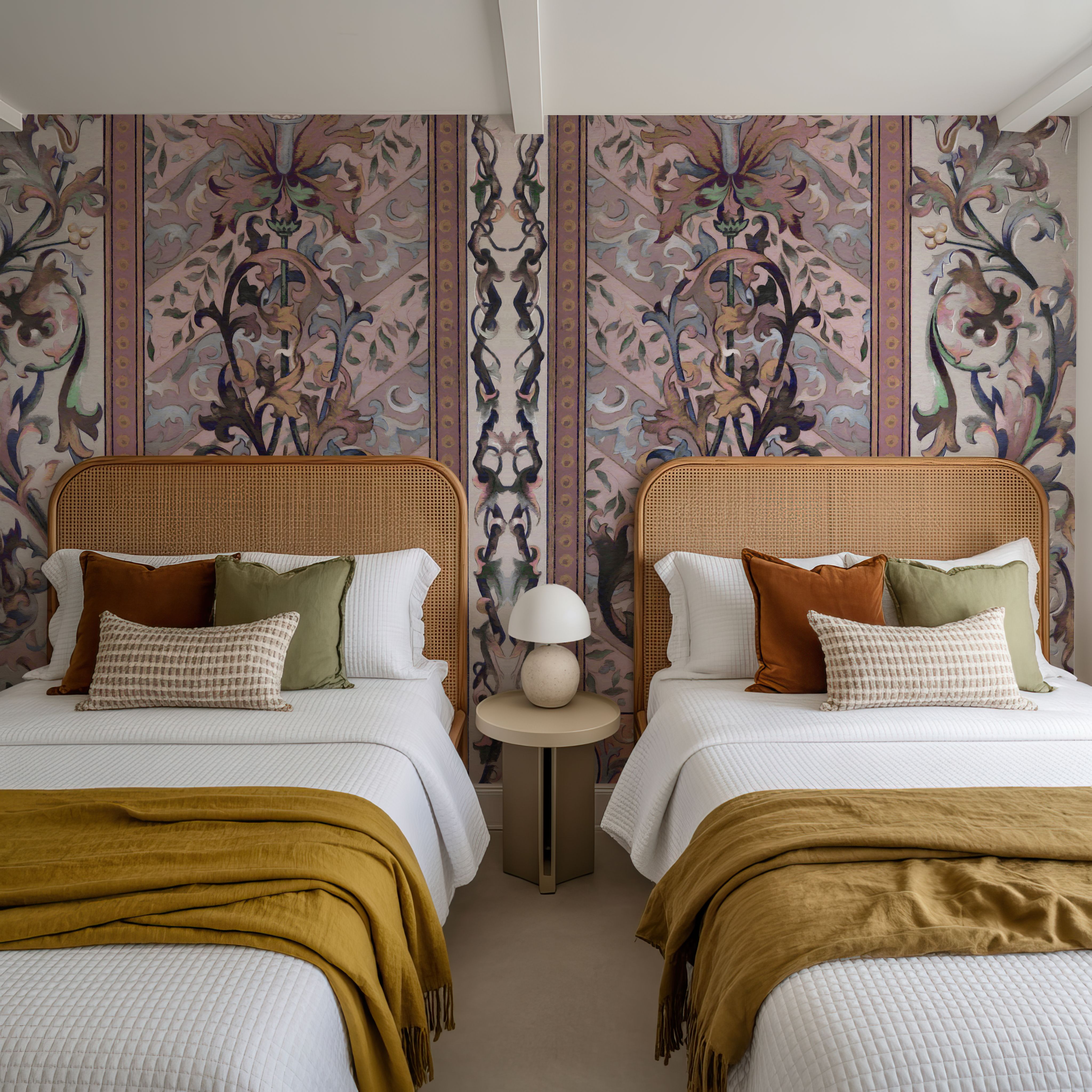 Plant Fantasy Ornament, Salmon