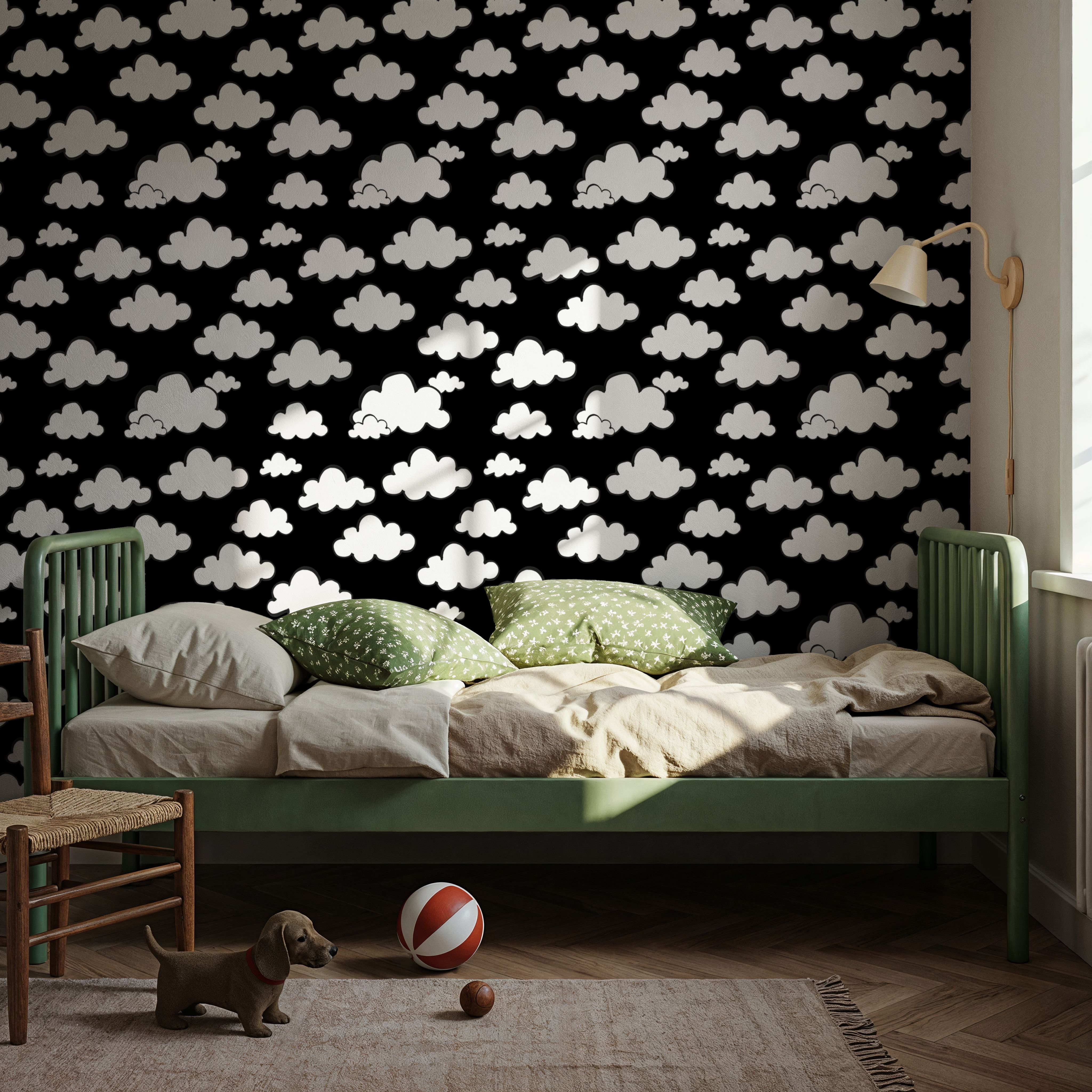 Cloudy Thoughts Black