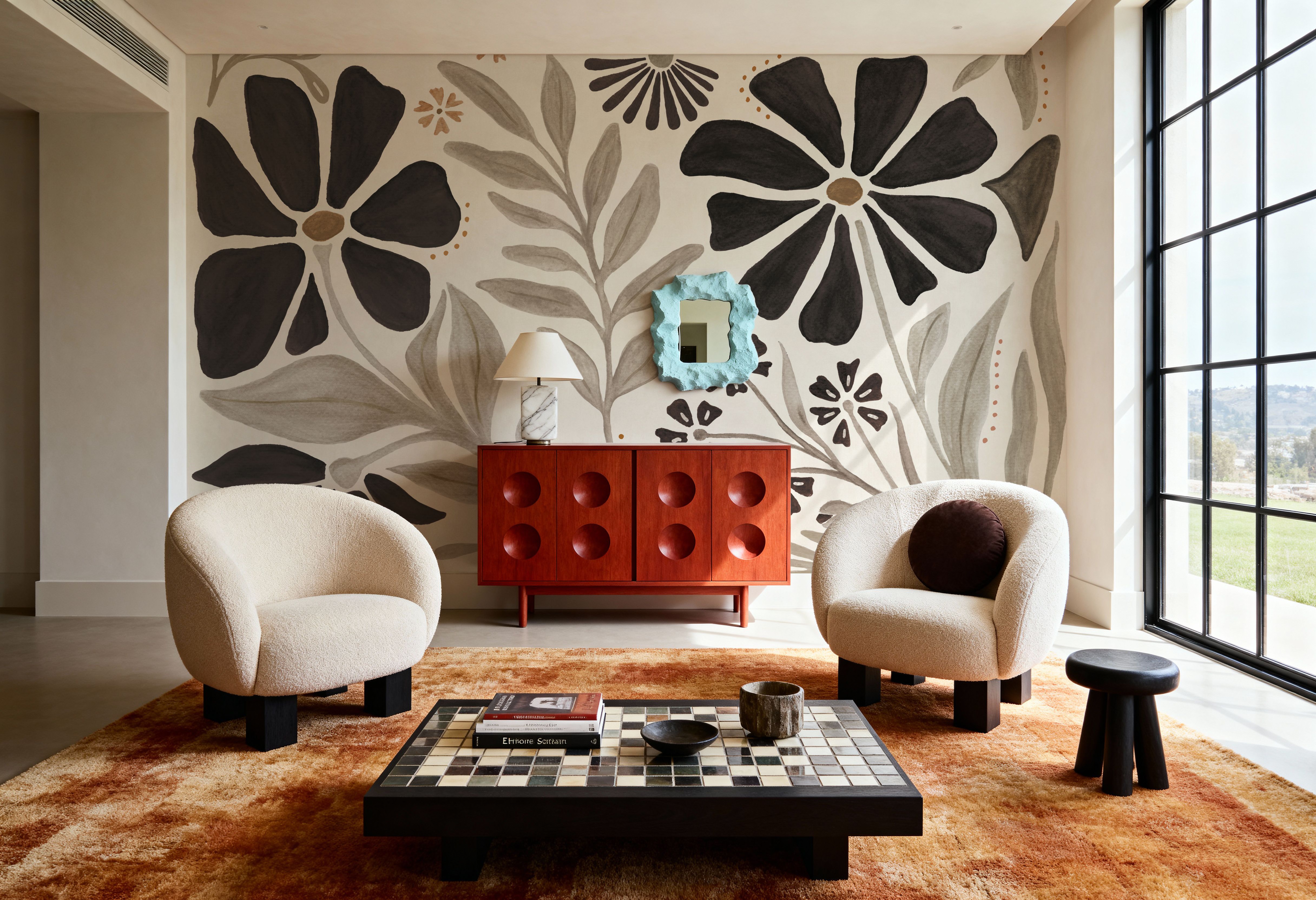 Modern Petals Neutral