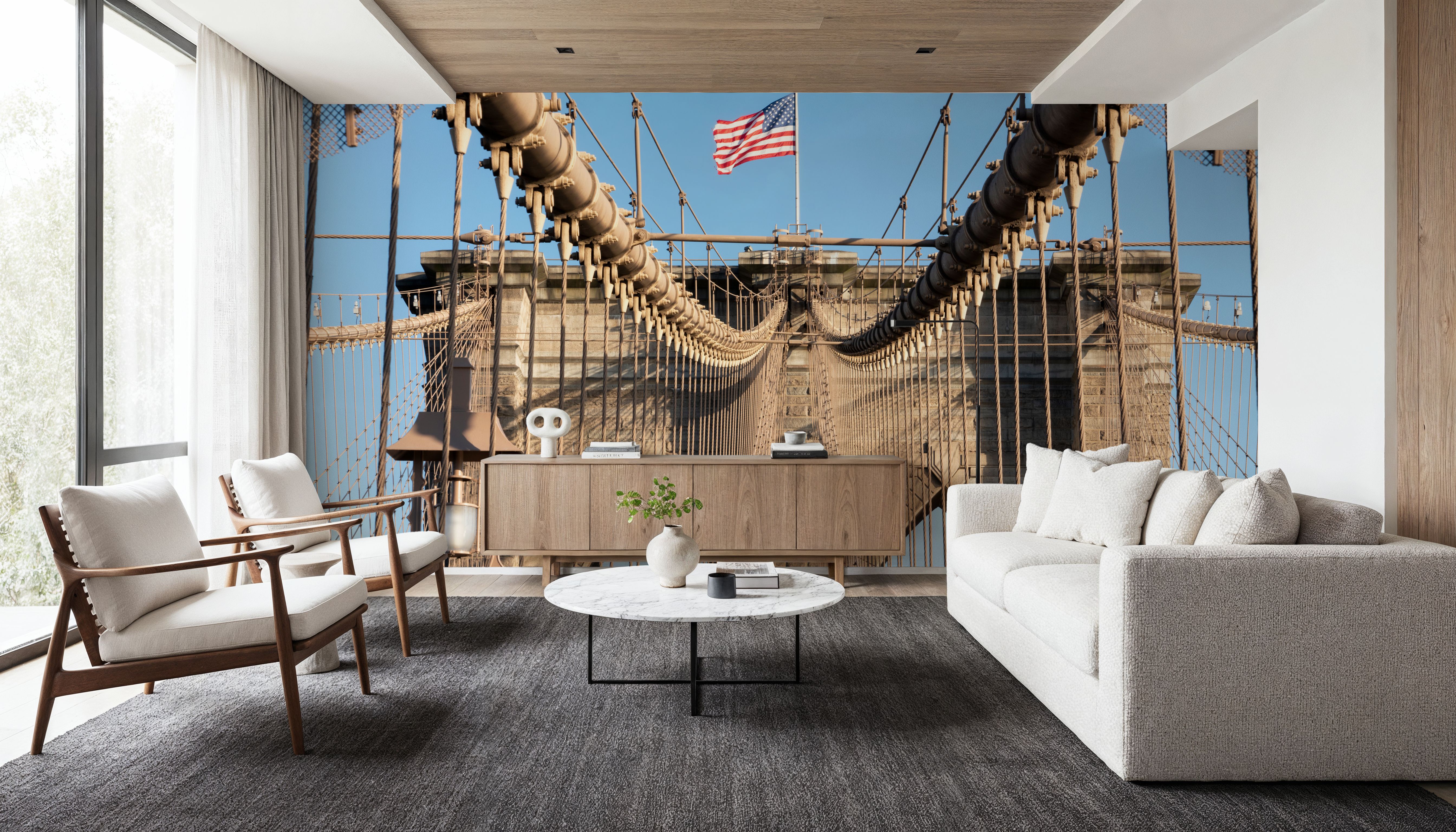 Brooklyn Bridge Symmetry