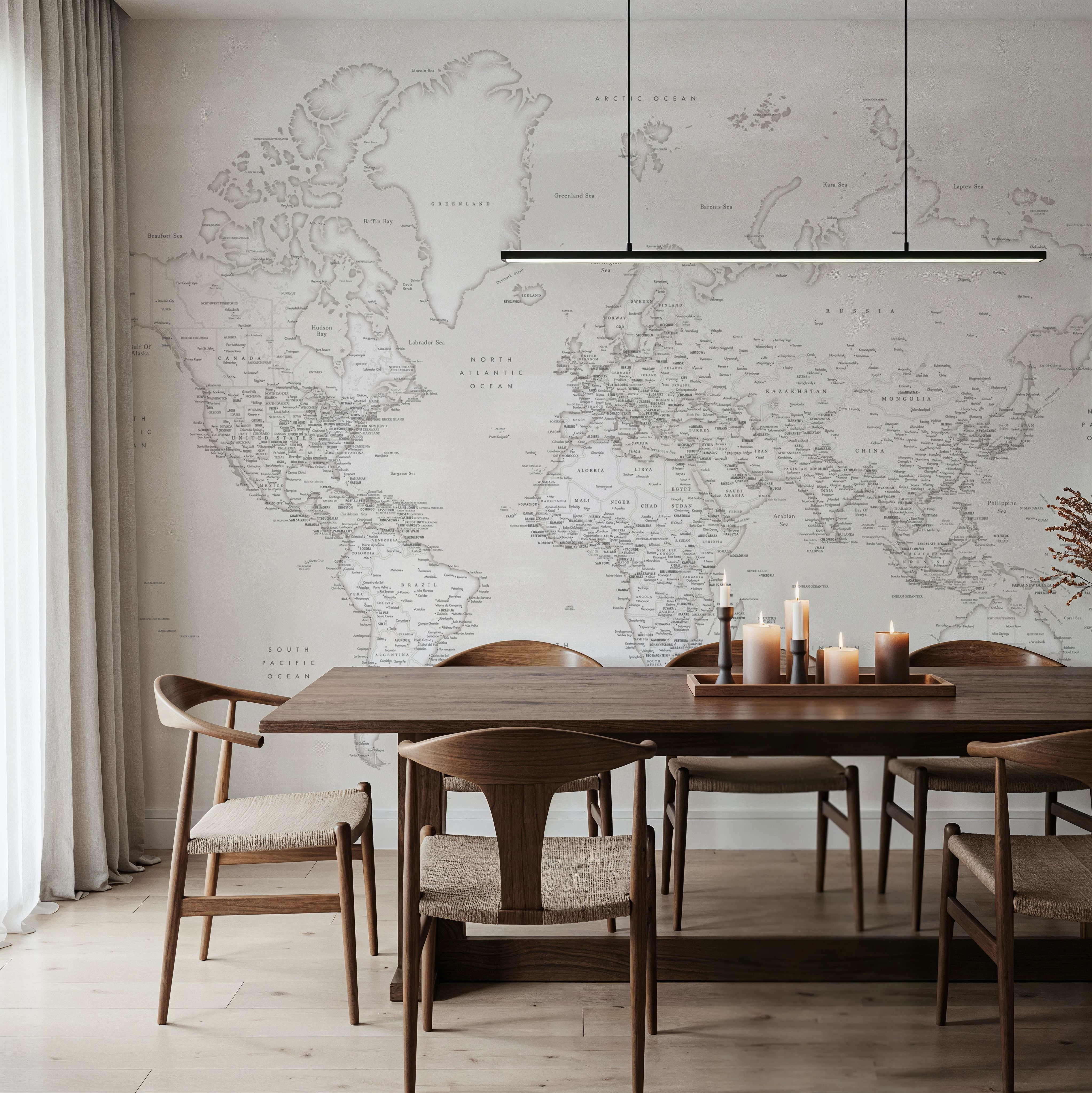 World Map Cities - Maeli White