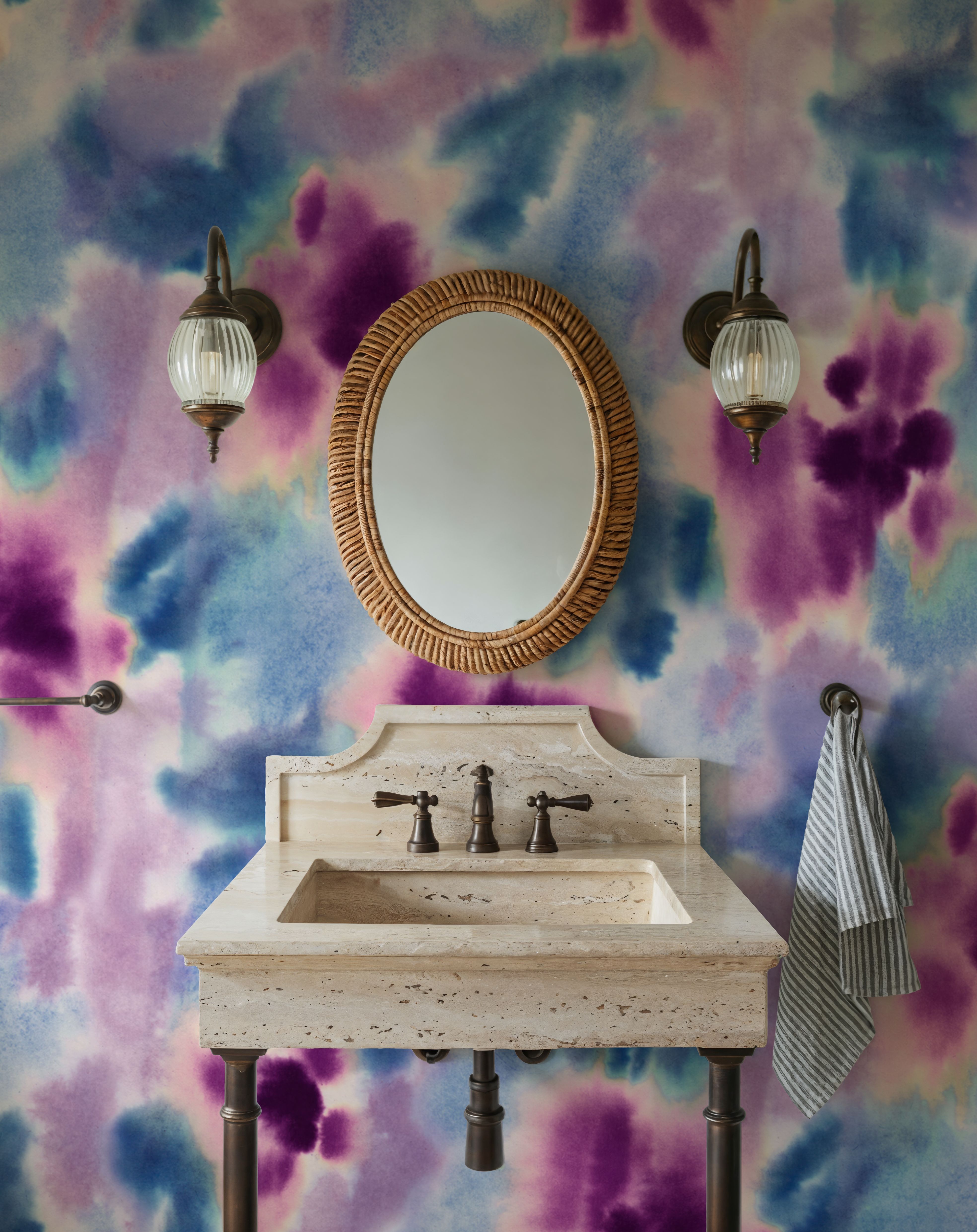 Ethereal Purple Flow, Wallpaper