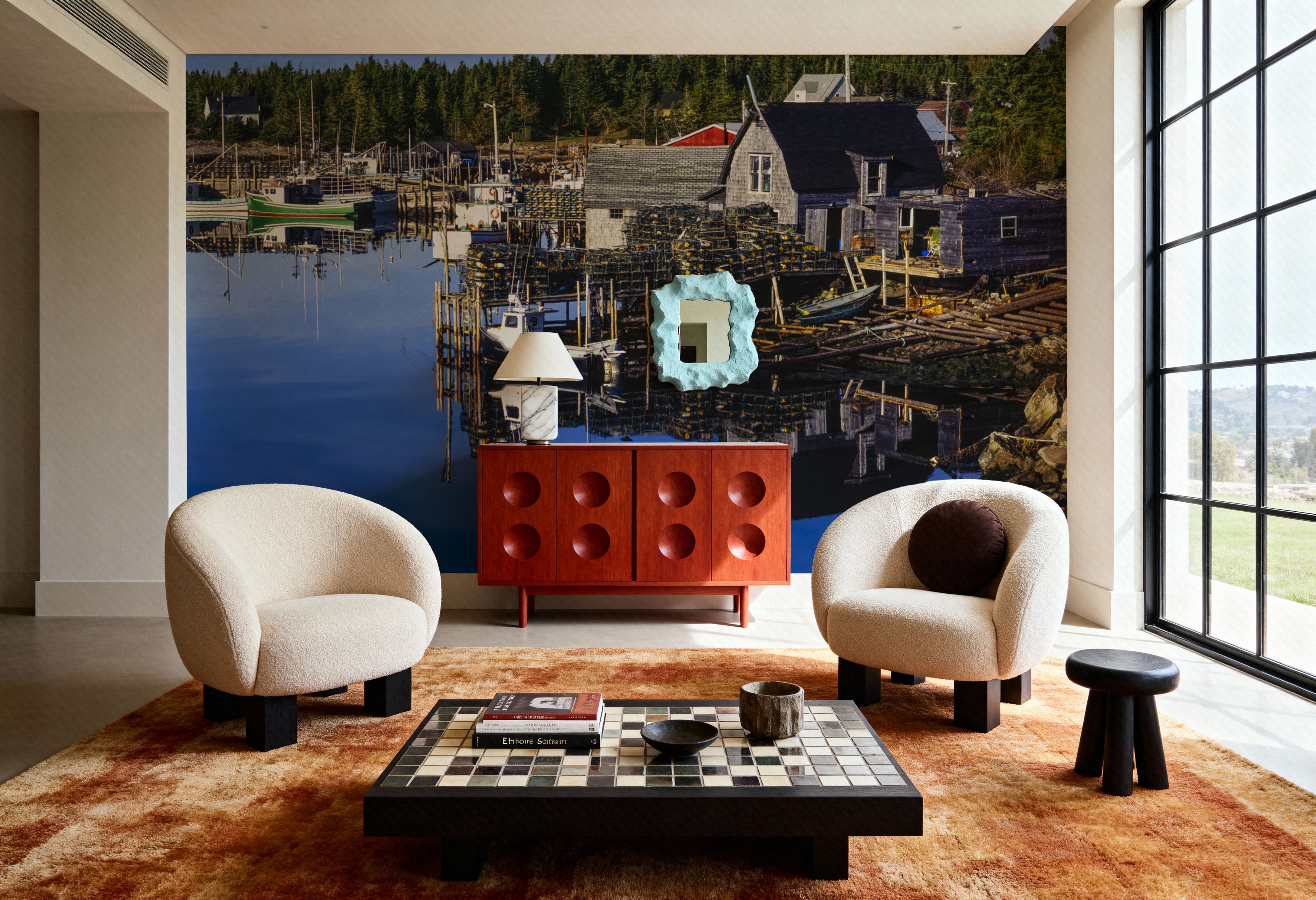 Nova Scotia Boathouse, Tapeten