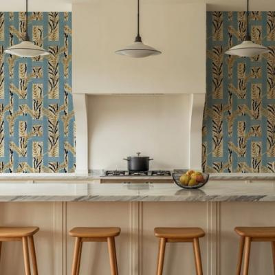 Samarkand Ferns, Sky Blue