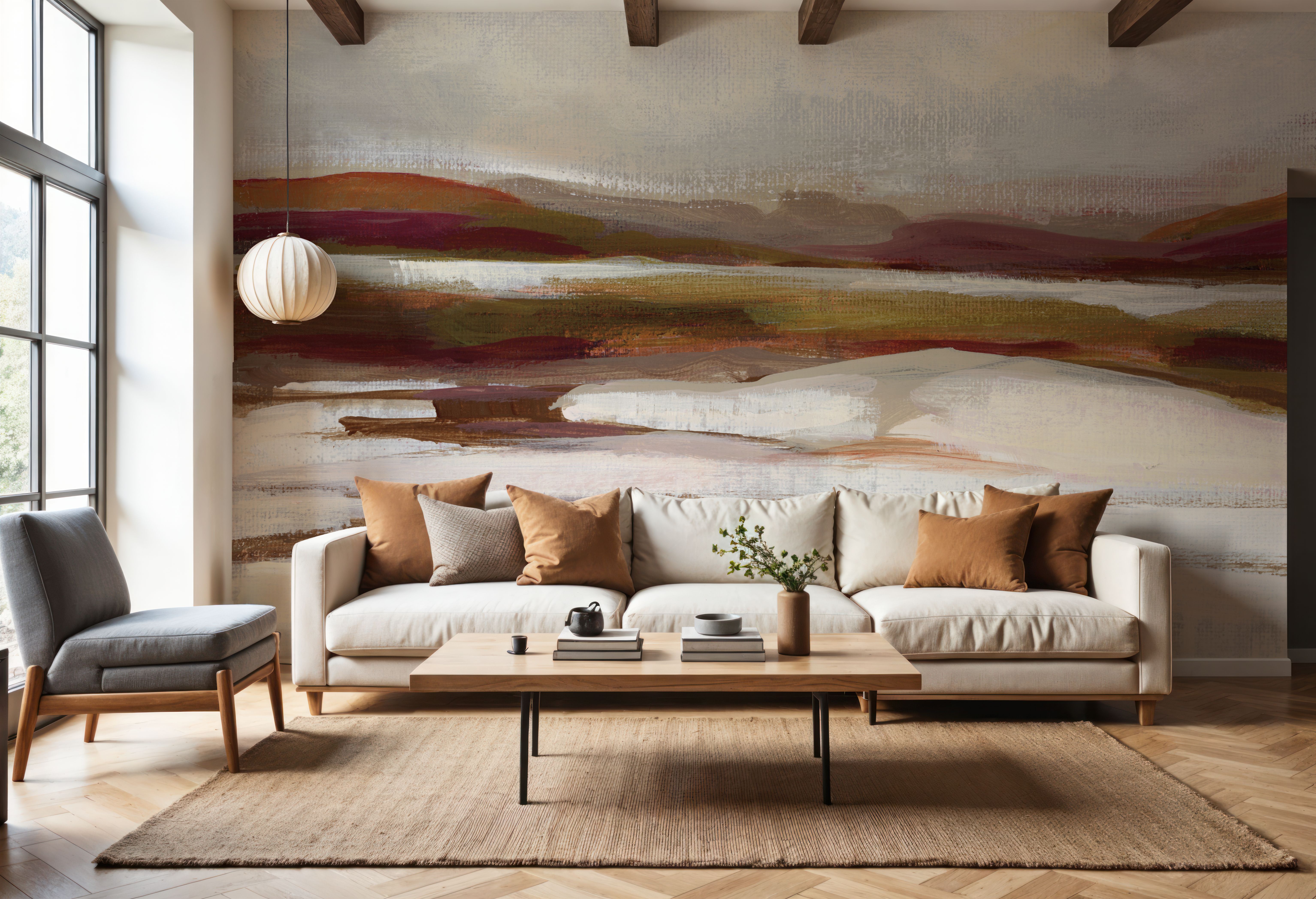 Ruby Creek I, Behang