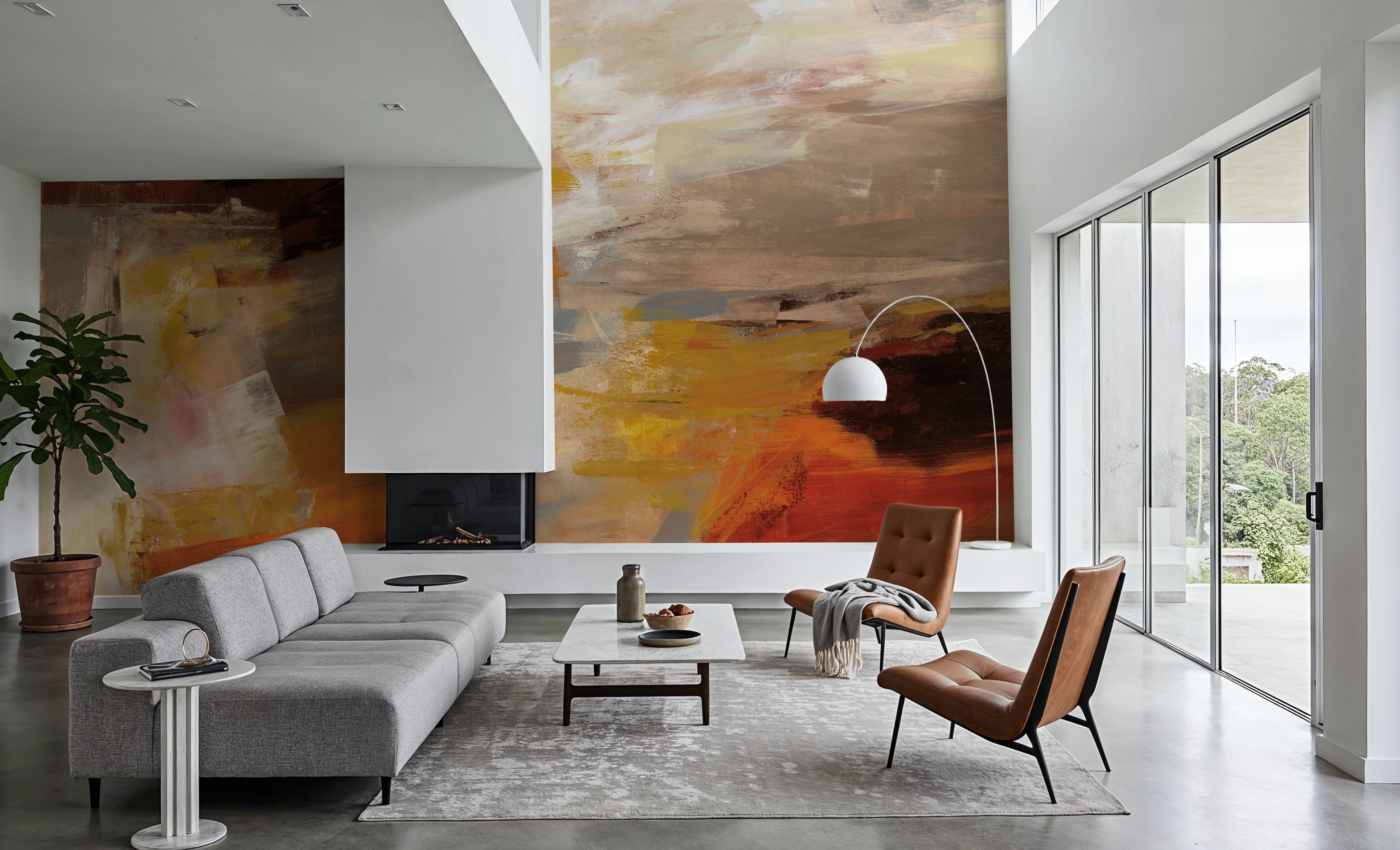 Leaves Falling, Carte da parati